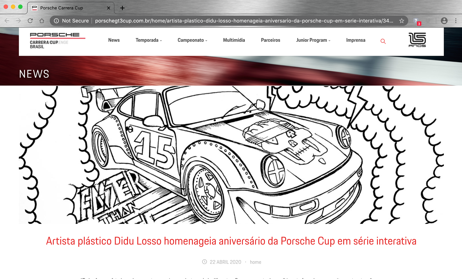 Porsche CUP - 15 Anos - SP - Brasil (2020)