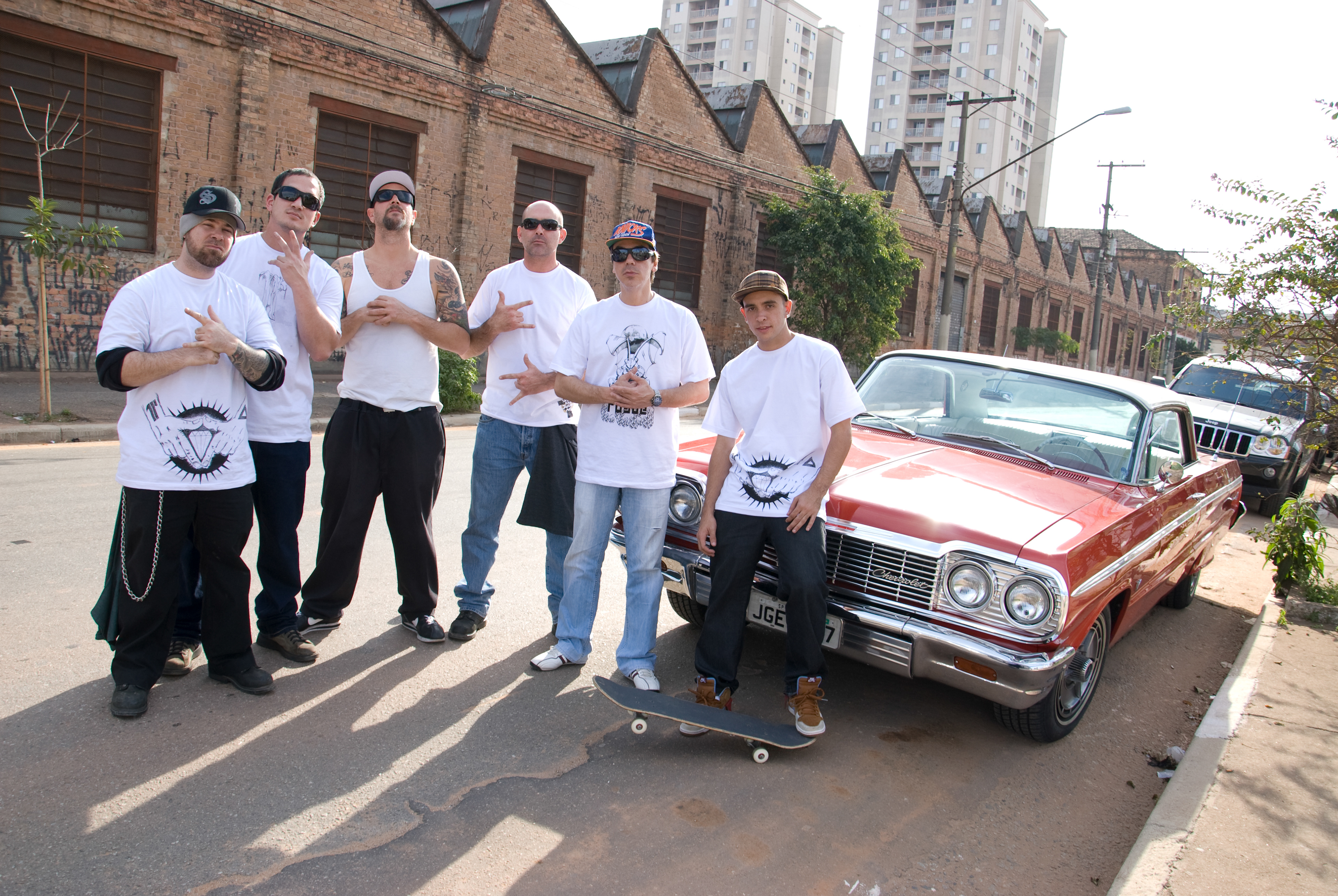 Didu Losso, Rodrigo Yasuda, Marcelo Capoeira, Neto Lobo, Giba Adamo e Leo Fernandes