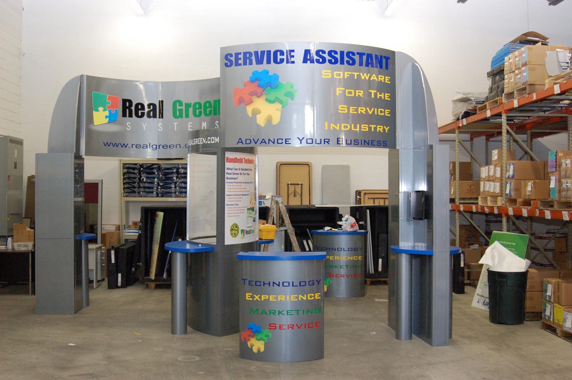 Rebranded Display Booth