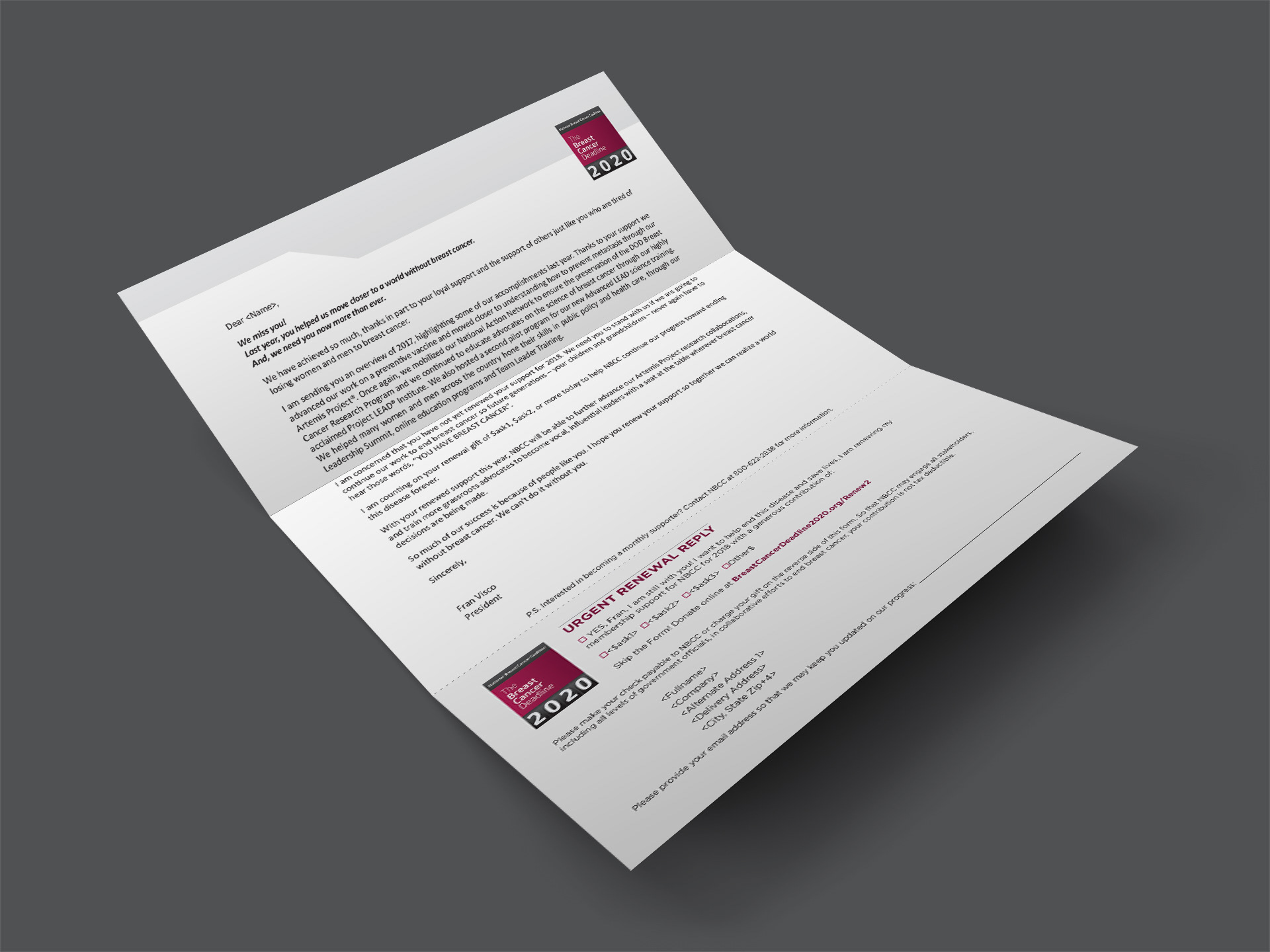 DIRECT MAIL FRONT