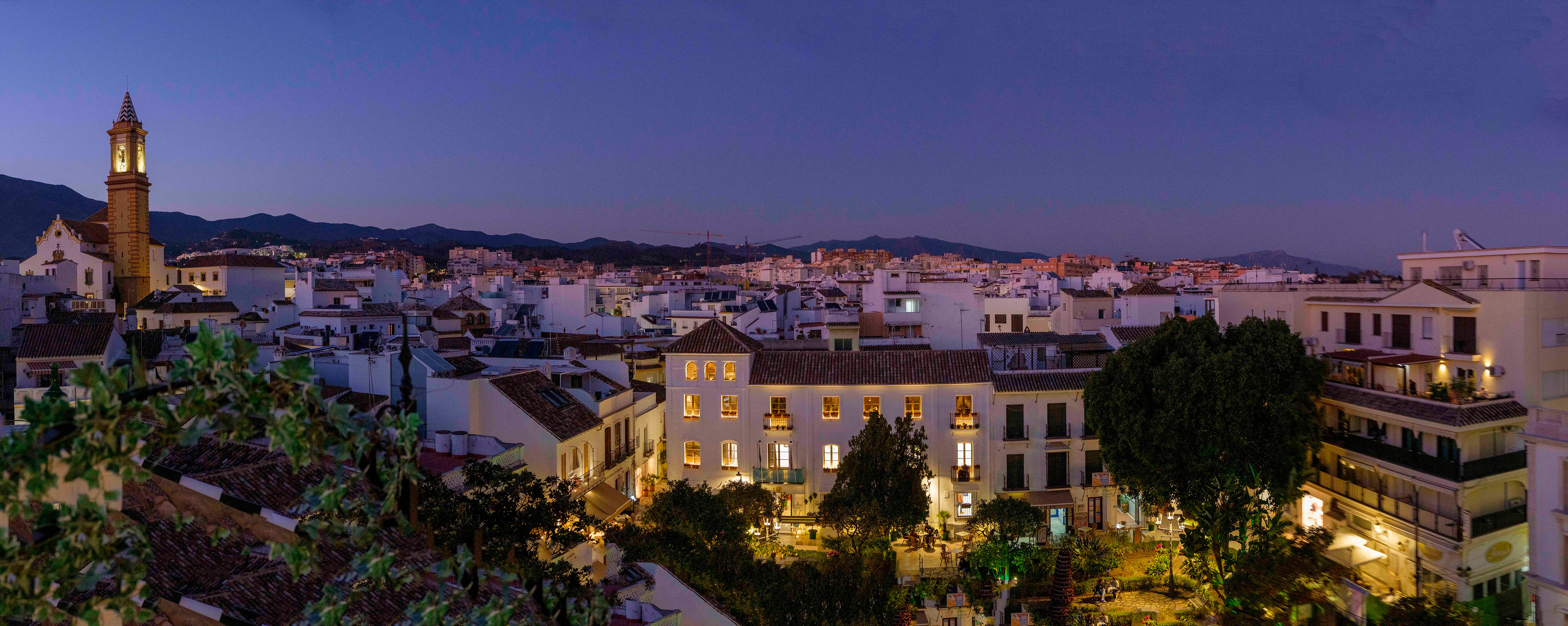 Old Town Estepona sunset
