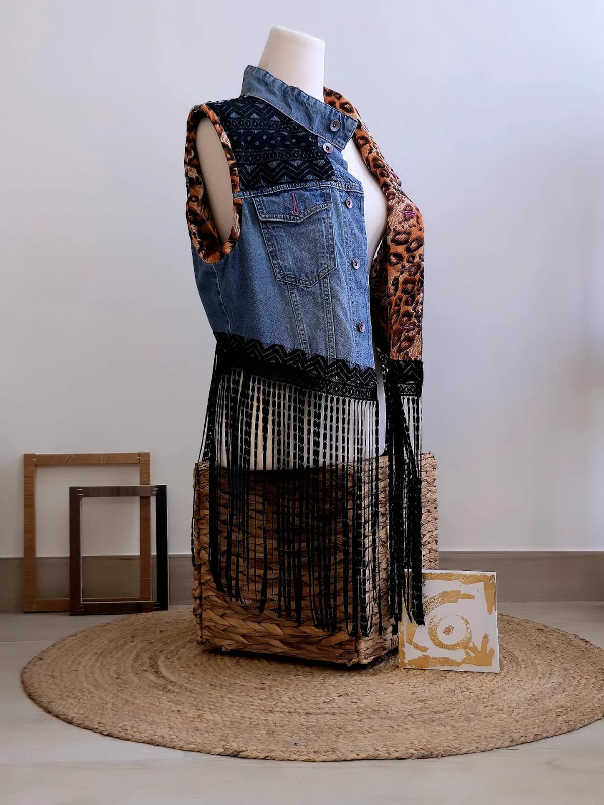 The first upcycled jacket ever made — before GIIA was even born. 🧵