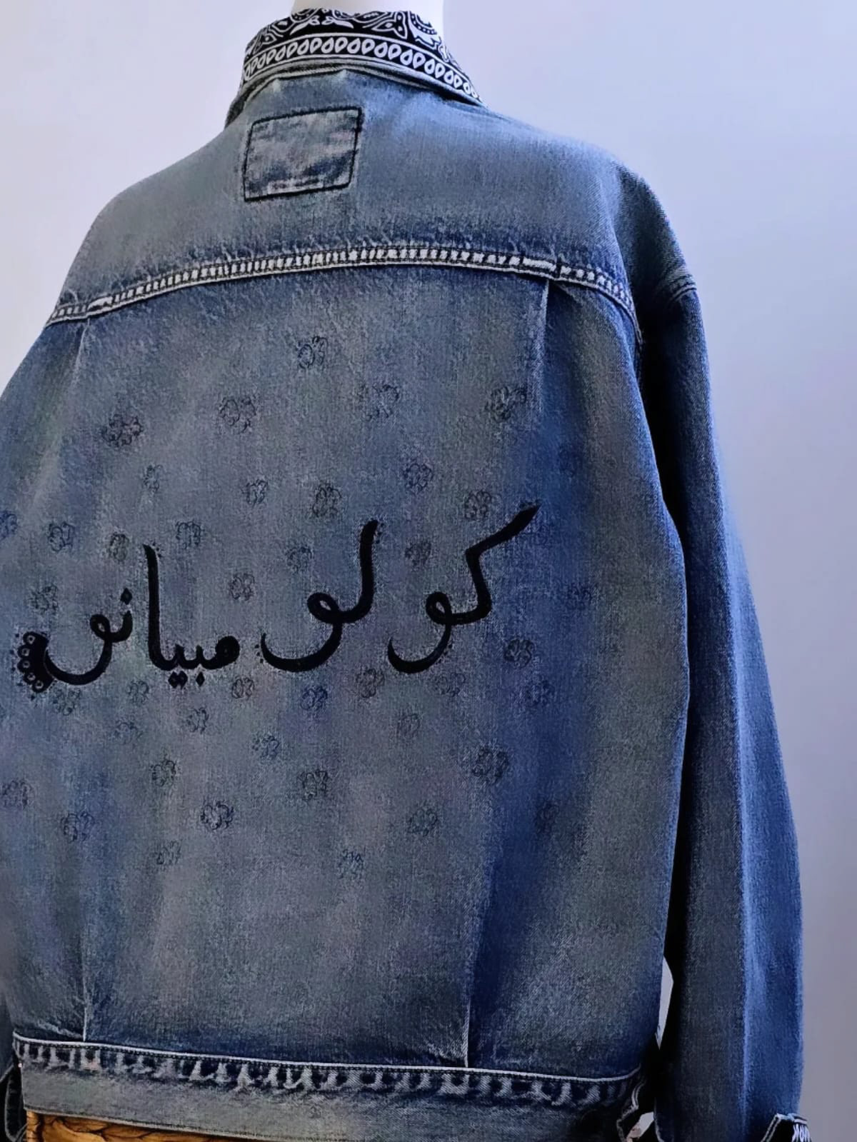 Bandana patterns weave rebellion and rhythm into every fold — a story stitched for the bold. Upcycled. Reimagined. Unapologetically one-of-one.