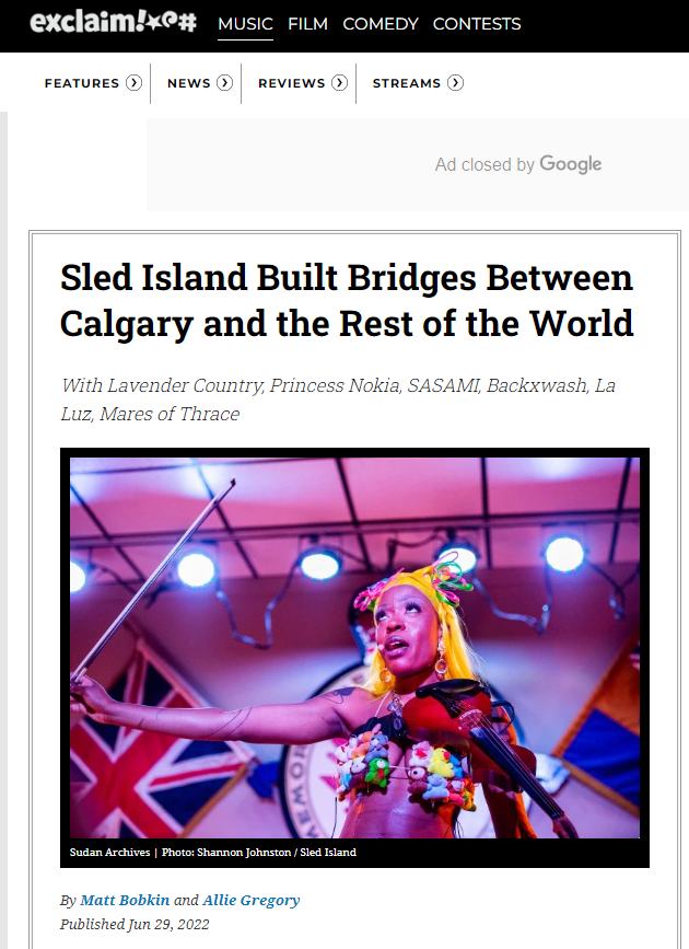 exclaim! SledIsland 2023