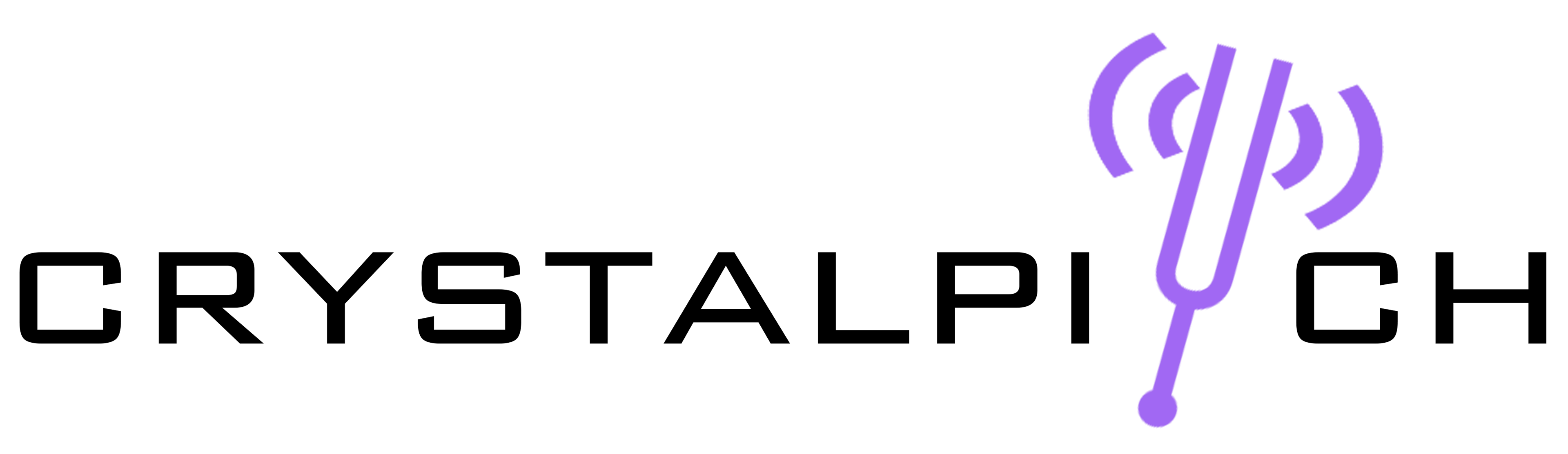 Crystal Pitch LLC LOGO TUNEFORK