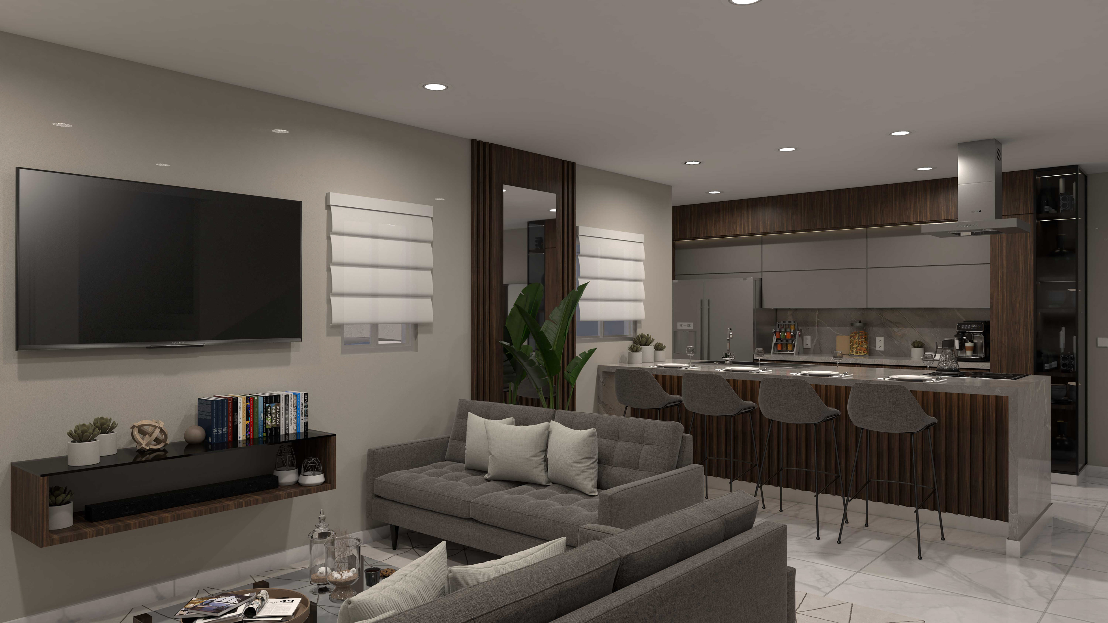 Sala y cocina