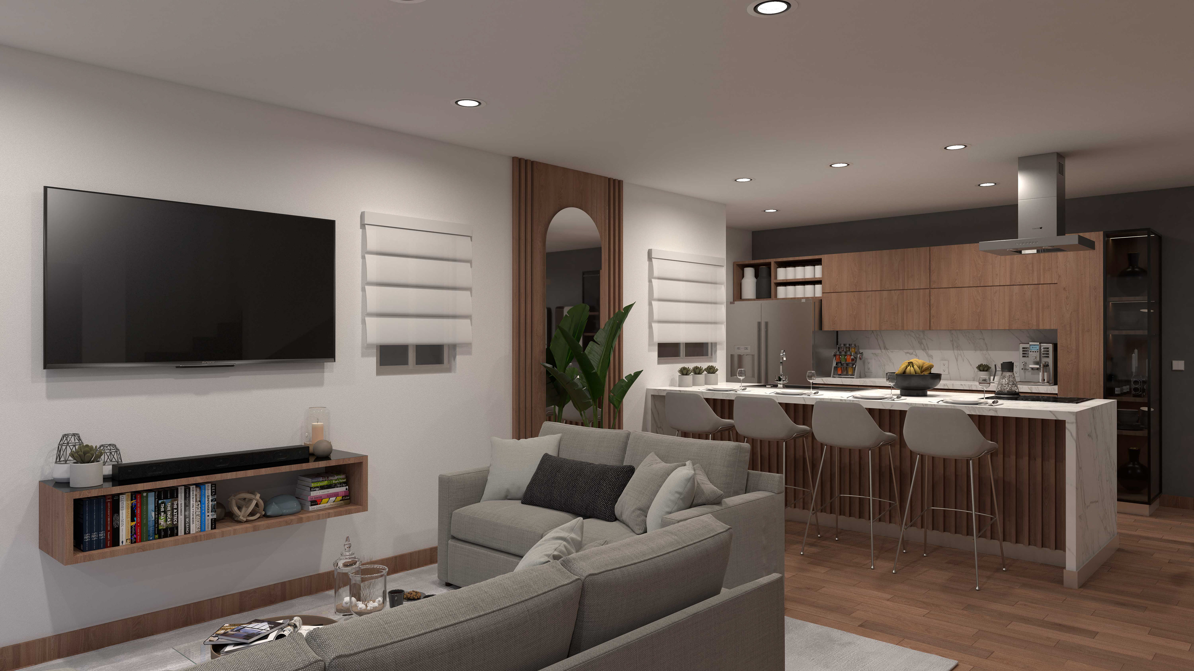 Sala y cocina