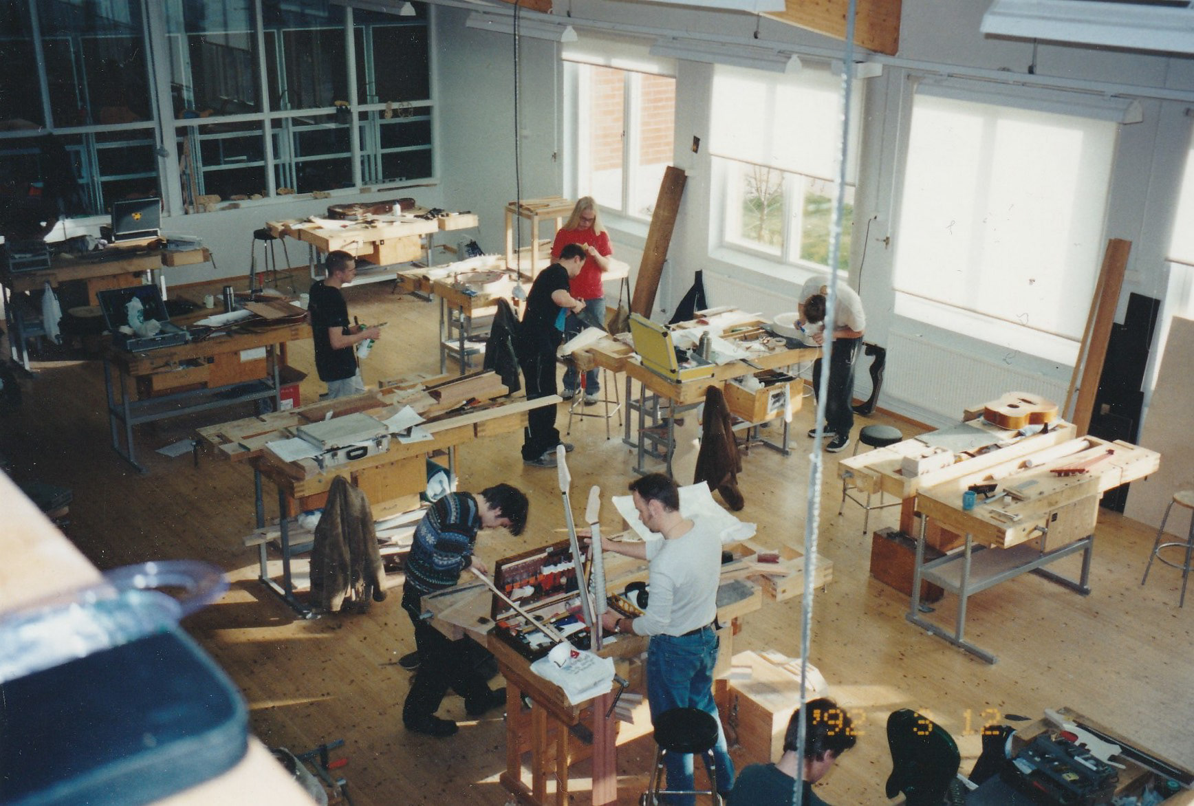 Students at Ikaalinen College of Crafts and Design