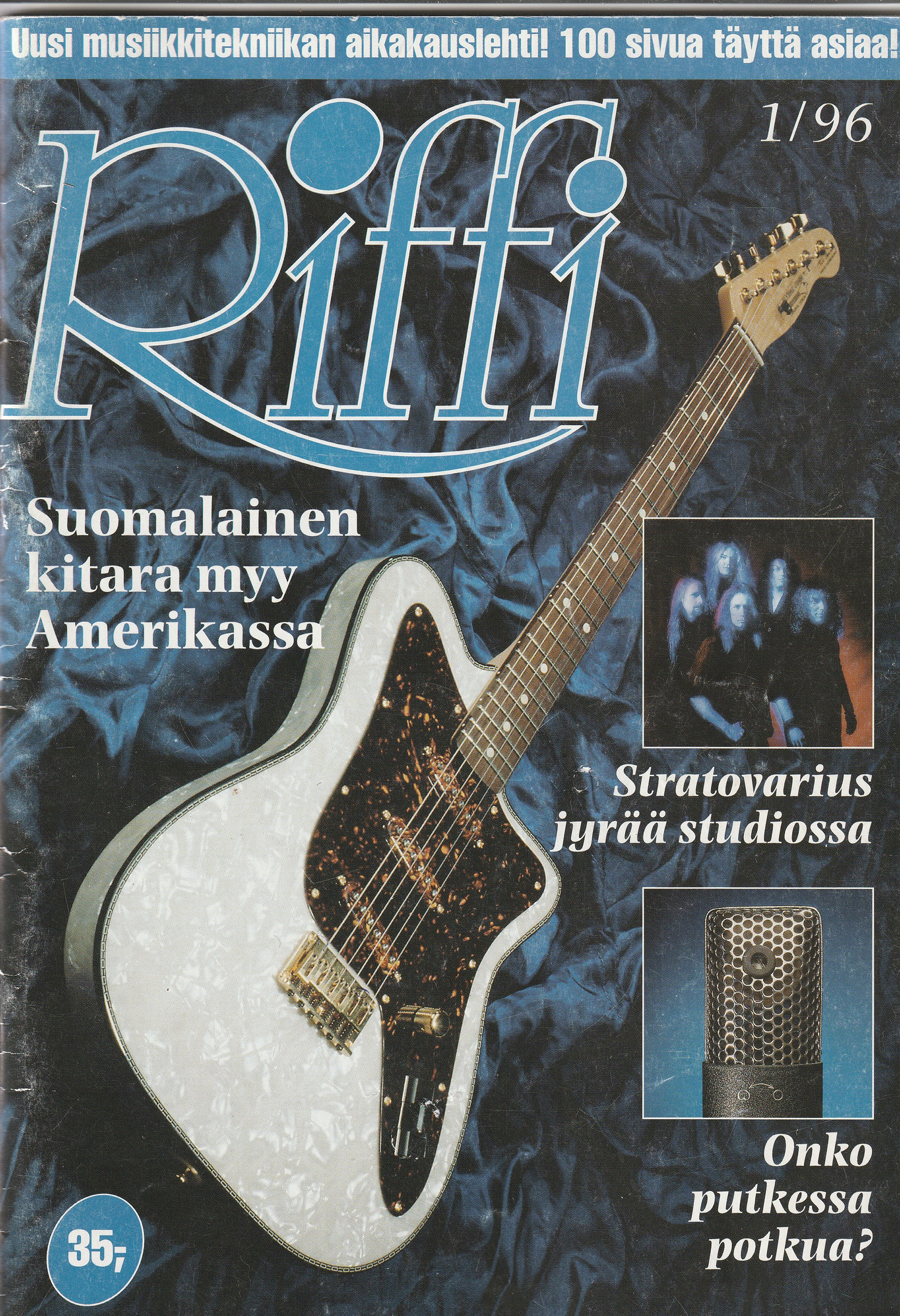 "Finnish guitar is selling in USA", Riffi Magazine, 1996