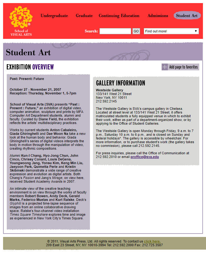 exhibition overview