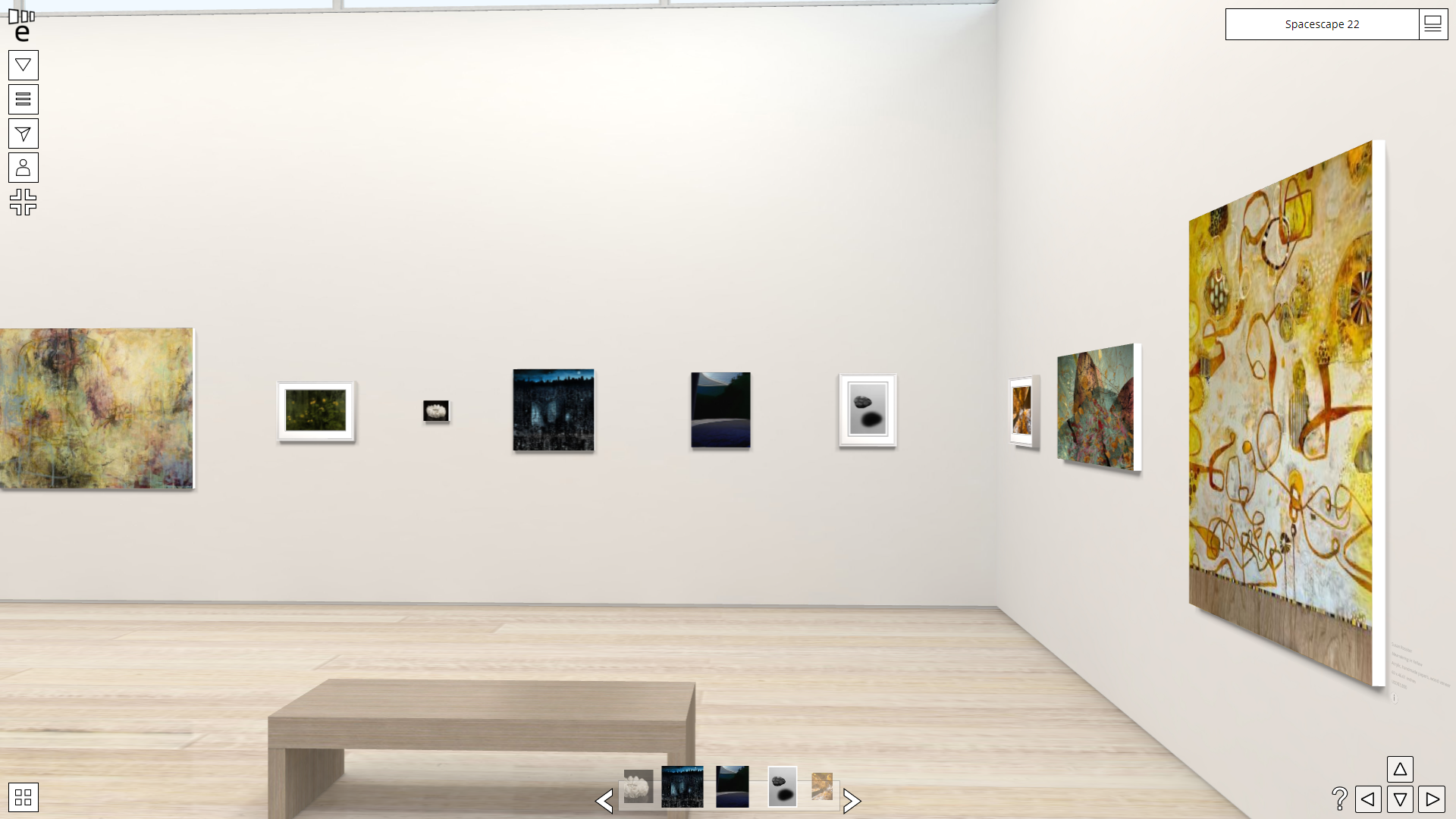 screen shot of virtual space