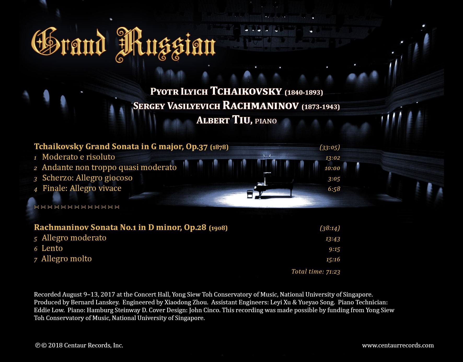 Grand Russian CD cover (9/17)
