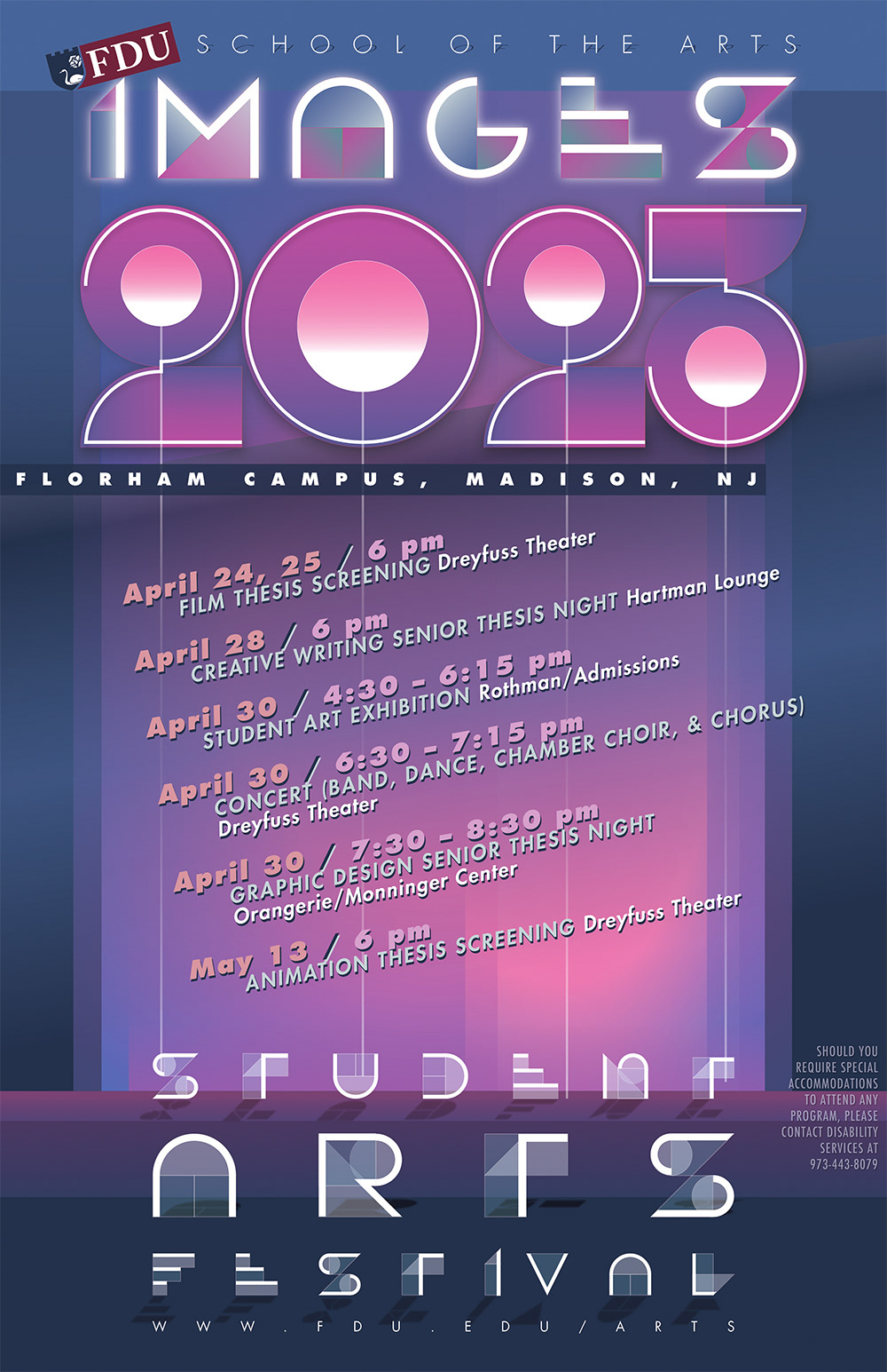 FDU Images Festival poster (4/25)