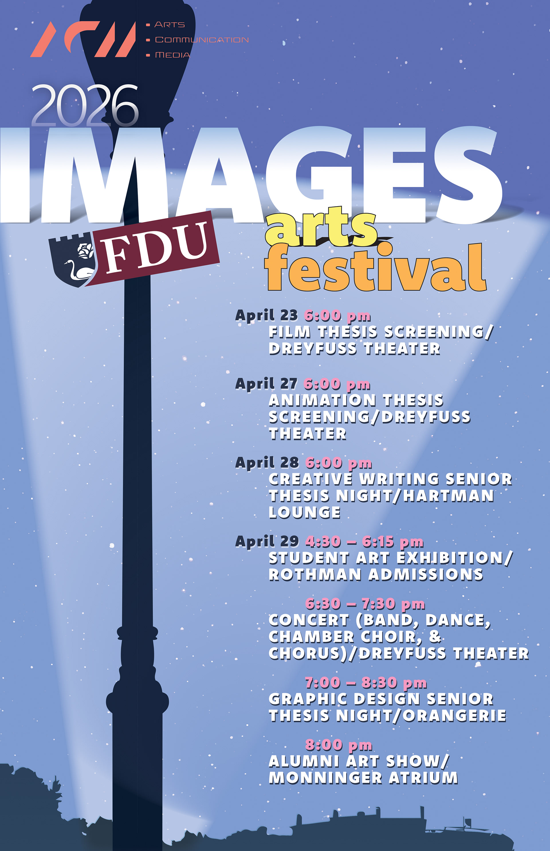 FDU Images Festival poster