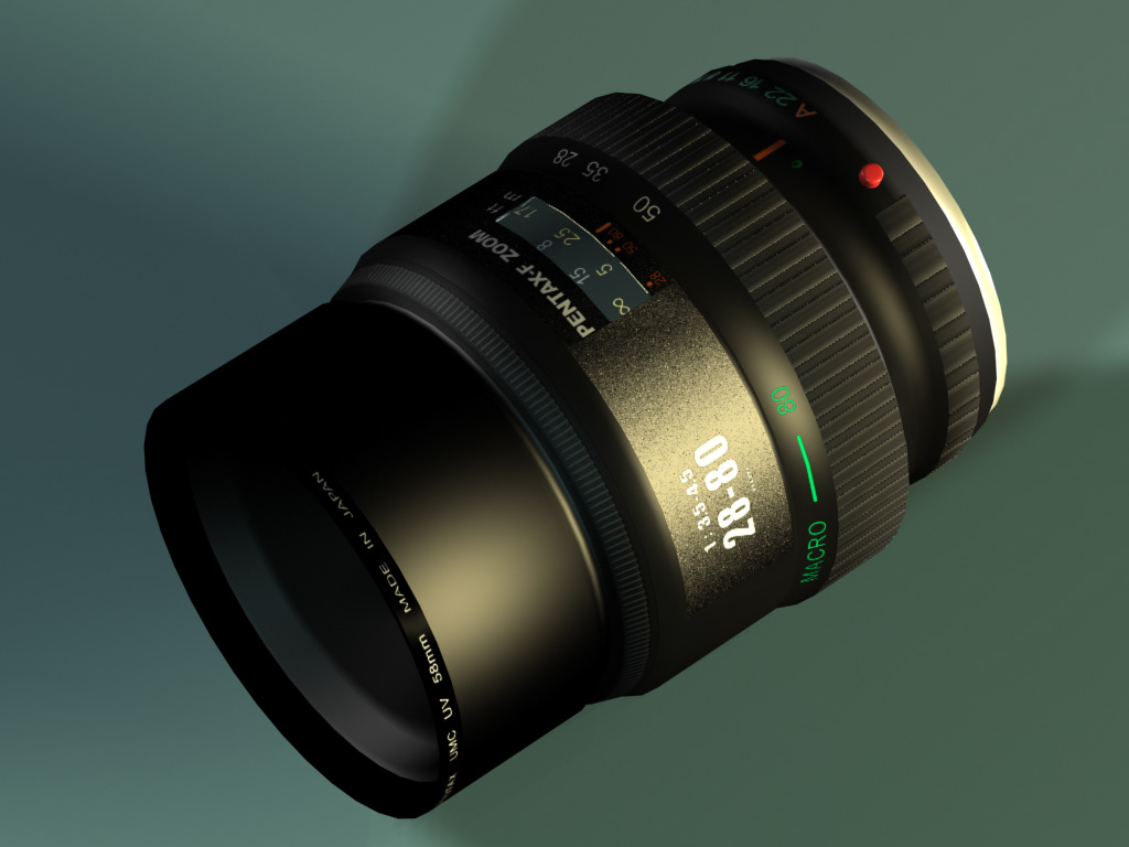 Pentax zoom lens (12/00)