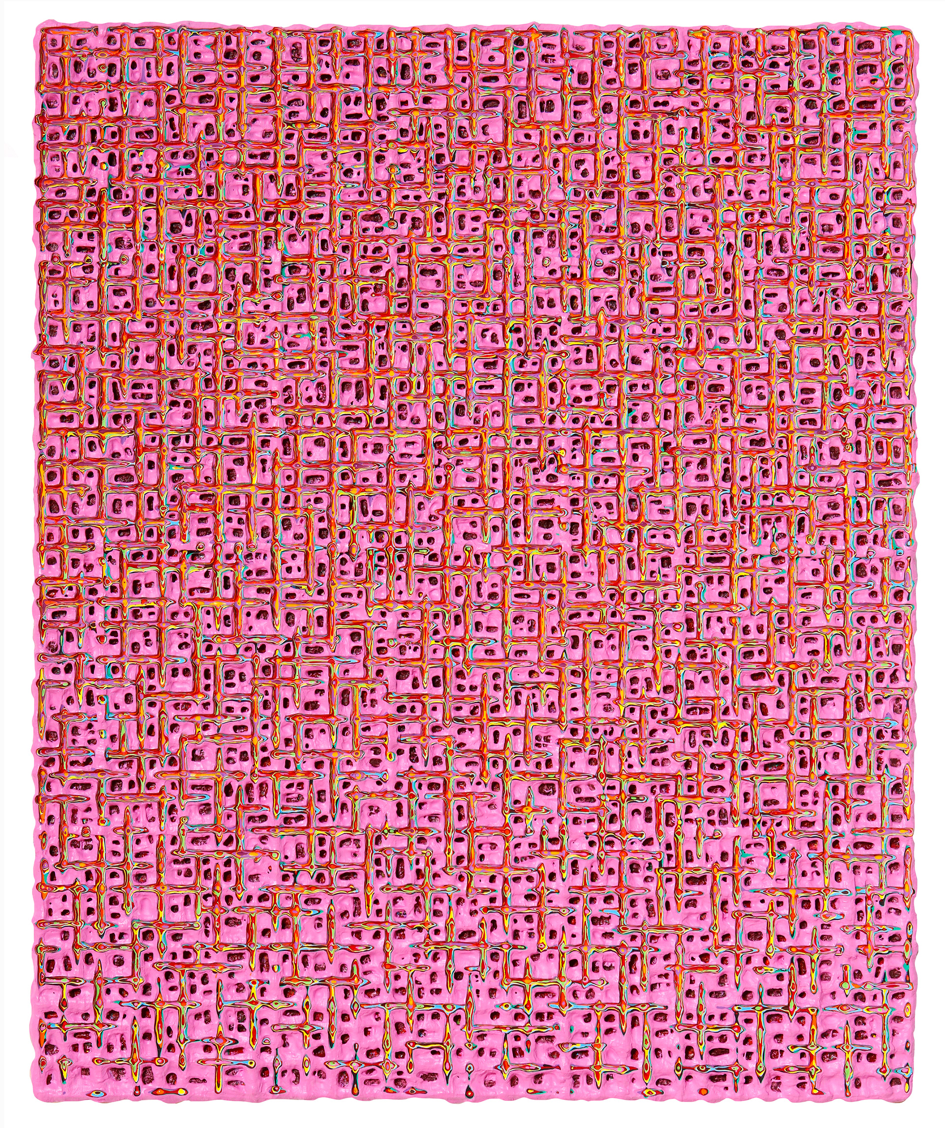 Internal Rhythm 2021-11 66x54cm Acrylic on canvas 2021