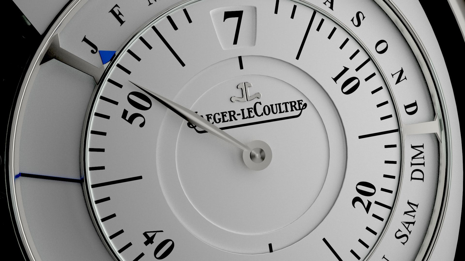 Maya Modeling / Arnold Renderer (Jager Le Coultre Wrist Watch)