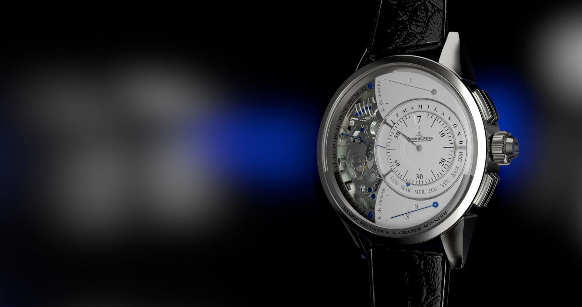 Maya Modeling / Arnold Renderer (Jager Le Coultre Wrist Watch)