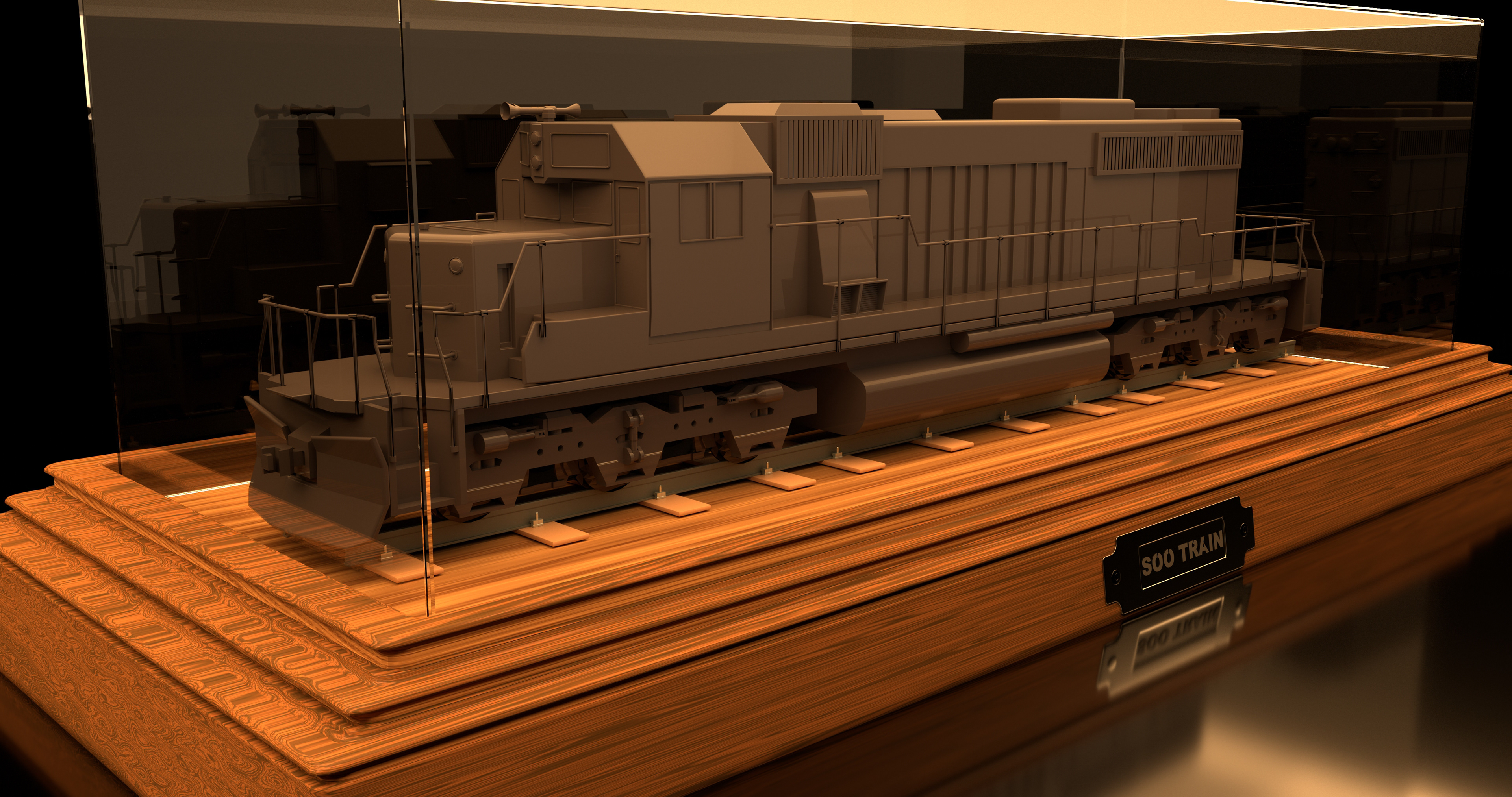 Maya Modeling / RenderMan Renderer  (Train)
