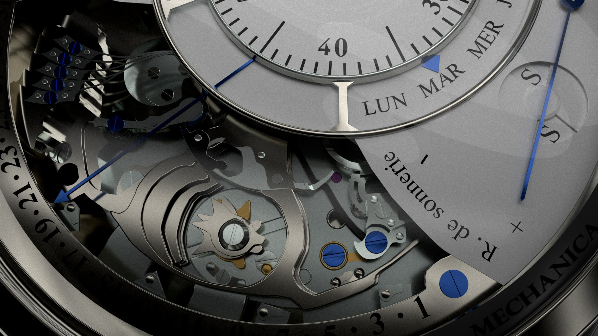 Maya Modeling / Arnold Renderer (Jager Le Coultre Wrist Watch)
