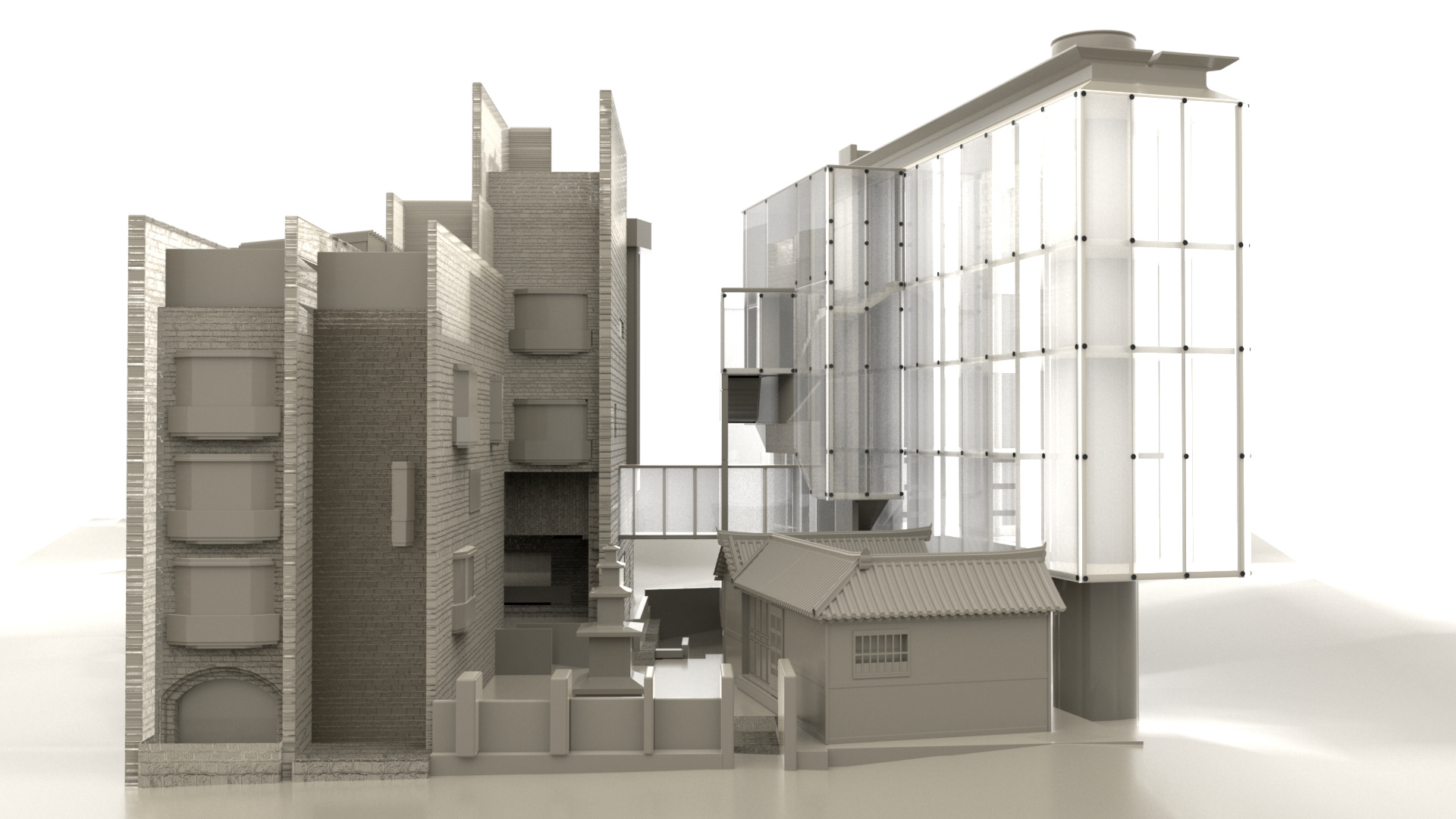 Maya Modeling/ Arnold Renderer (Building)