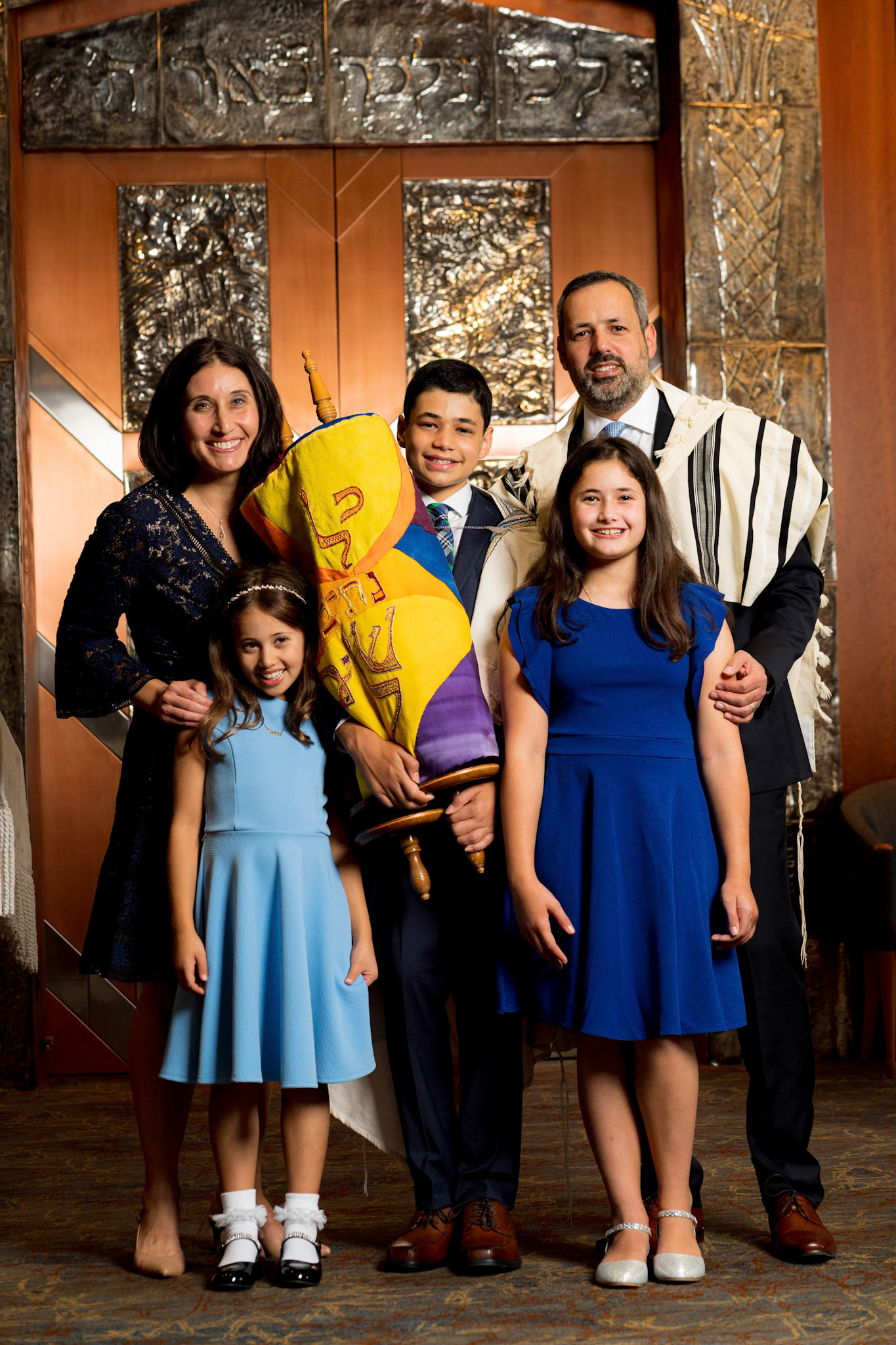 Judah’s bar mitzvah portraits at Ohr Kodesh in Silver Spring on Thursday, September 1, 2022.