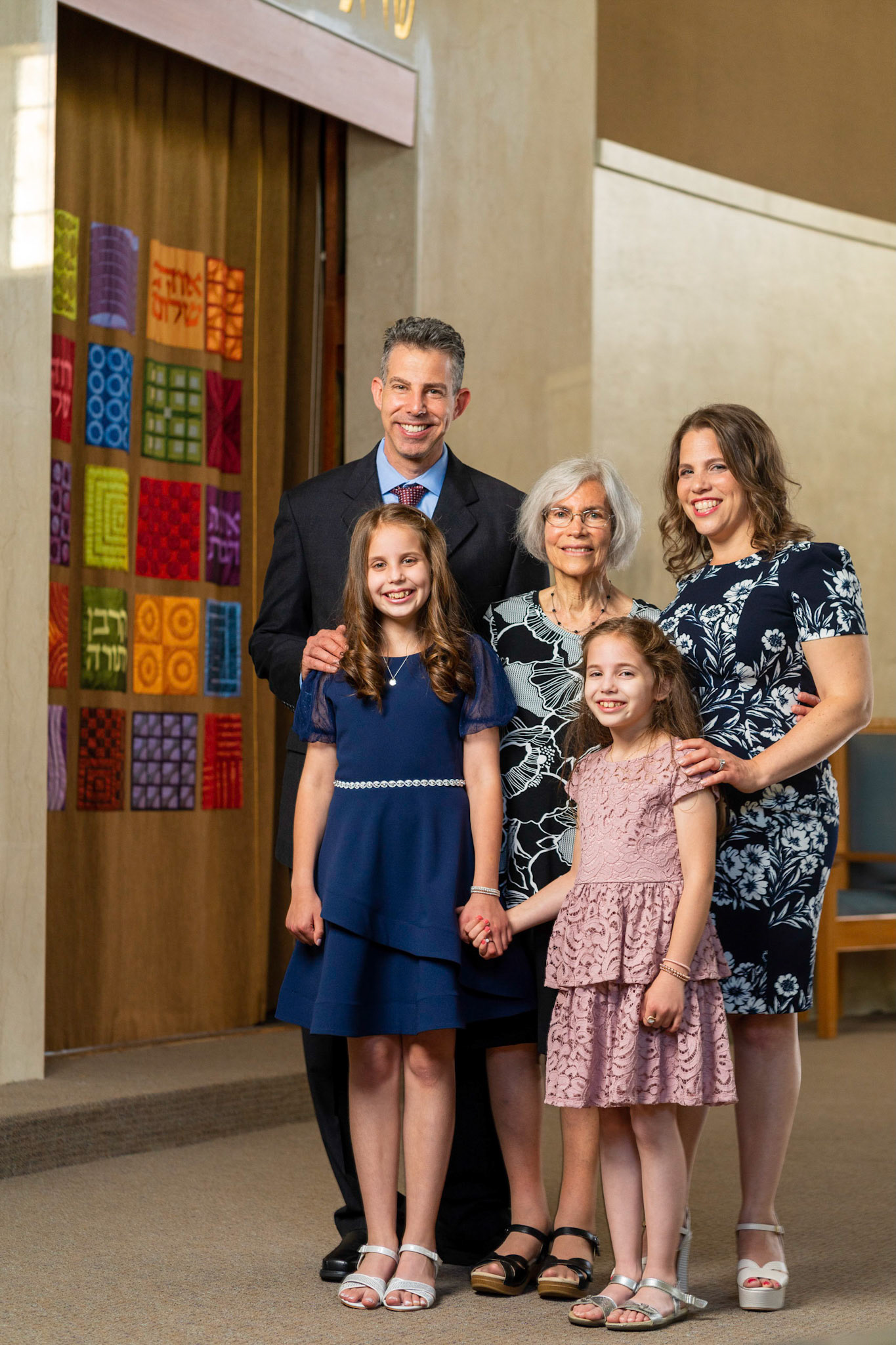Leora’s Bat Mitzvah portrait session at Ohev Sholom in Washington D.C.