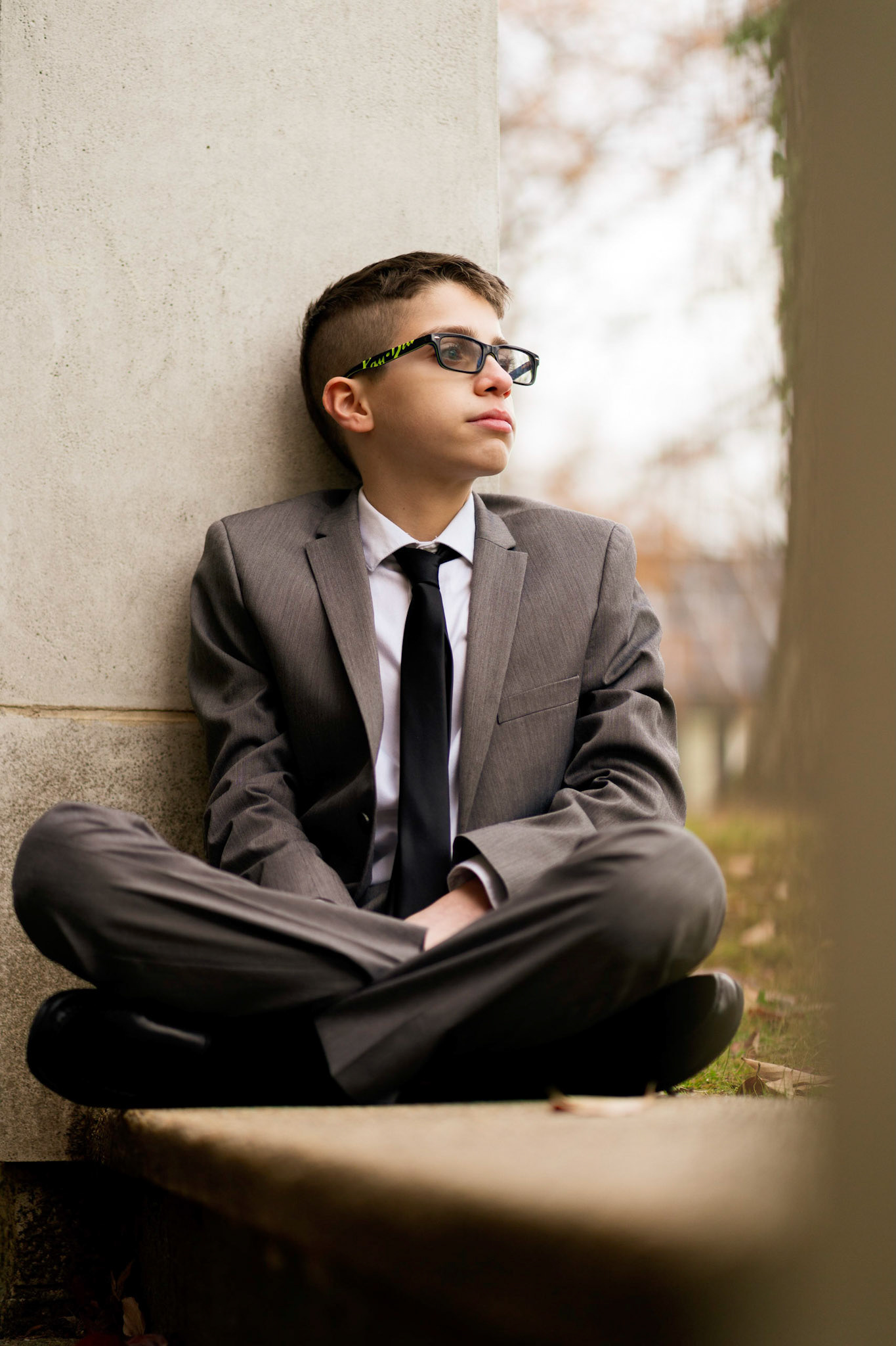 Sam’s Bar Mitzvah portraits at Temple Sinai in Washington D.C.