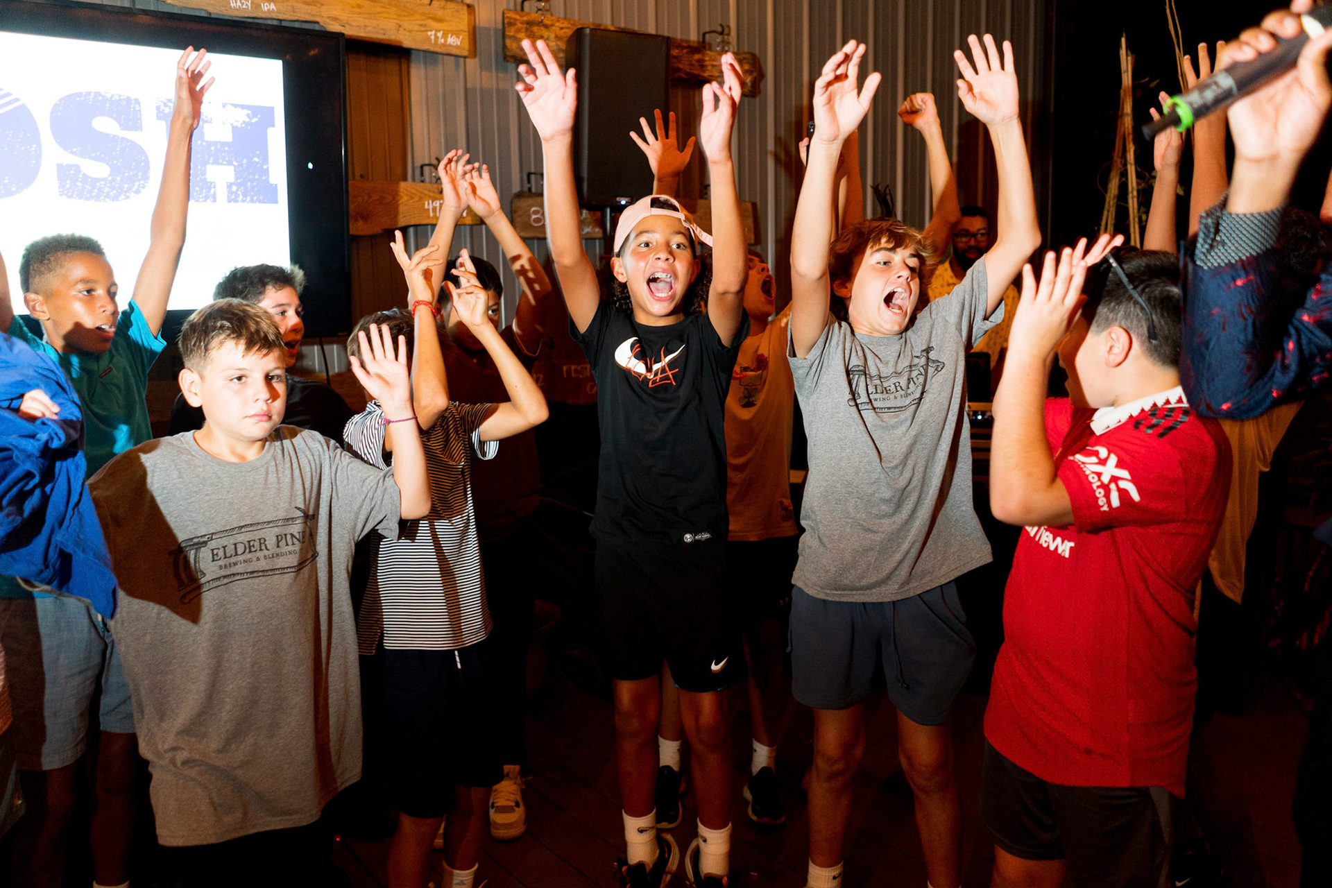 Josh’s Bar Mitzvah portraits at Temple Shalom in Silver Spring and party at Elder Pine Brewing &amp; Blending Co in Gaithersburg, MD.