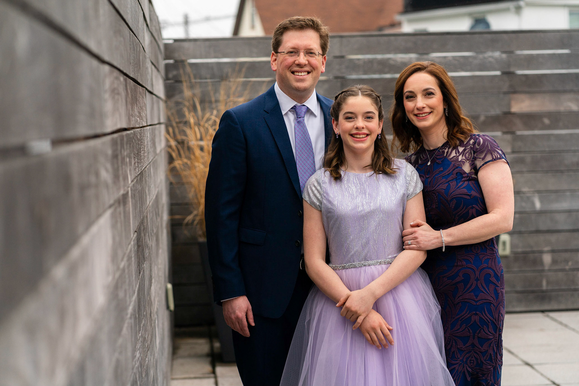 Talia’s bat mitzvah and Megillah reading on Purim on March 18, 2022 at the Accelerator Space in Baltimore, MD