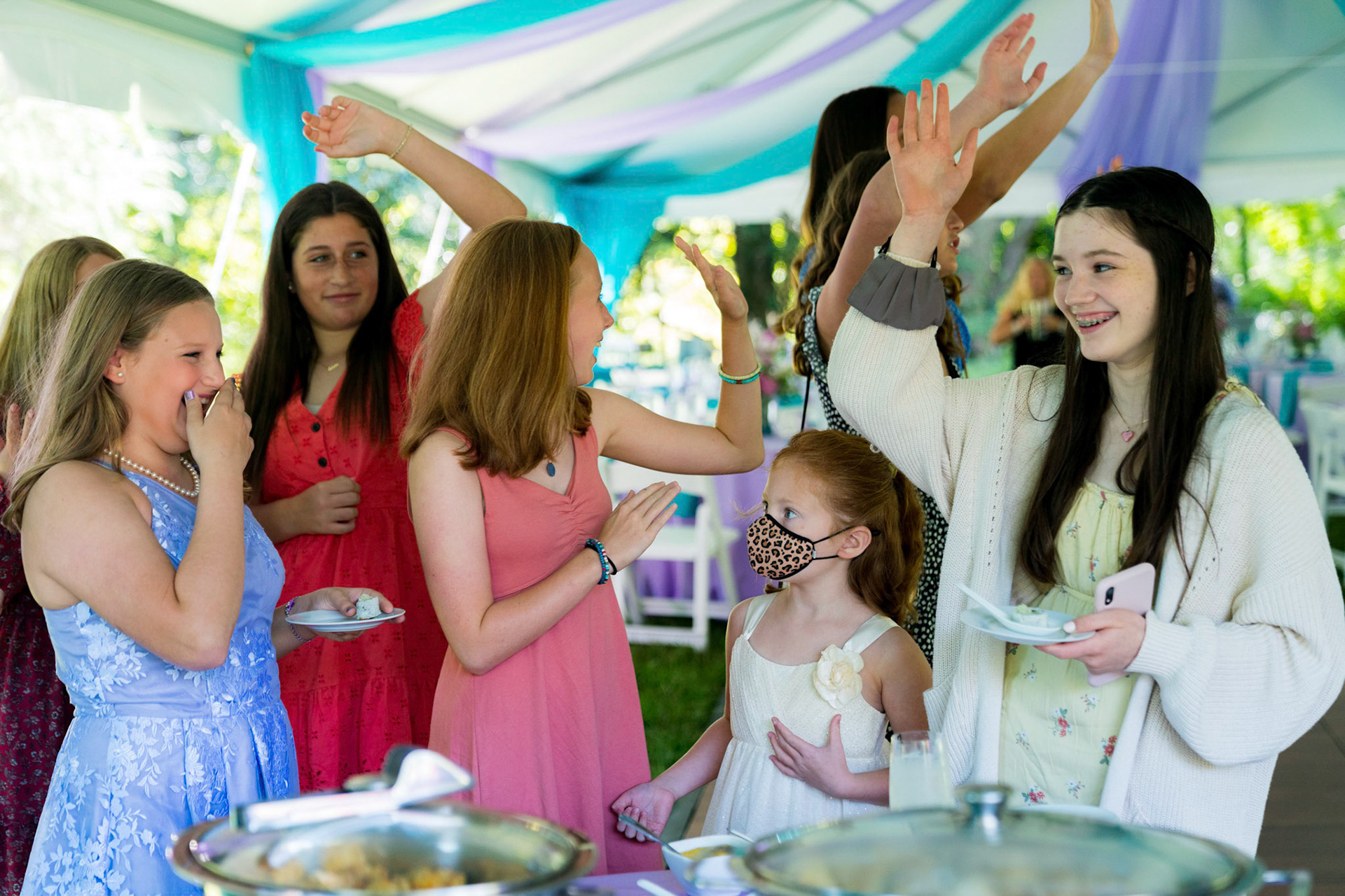 Dani has her long overdue Bat Mitzvah party at C.F. Smith Park on Saturday, September 25, 2021.