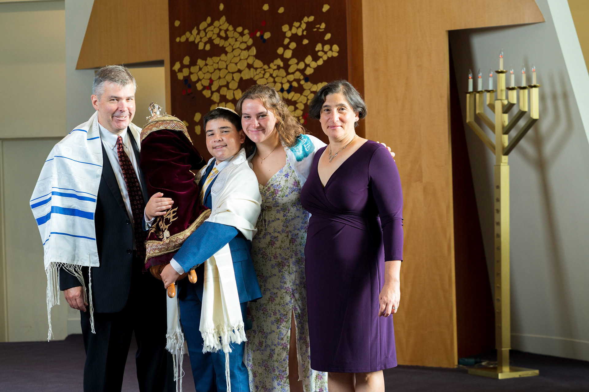 Josh’s Bar Mitzvah portraits at Temple Shalom in Silver Spring and party at Elder Pine Brewing &amp; Blending Co in Gaithersburg, MD.