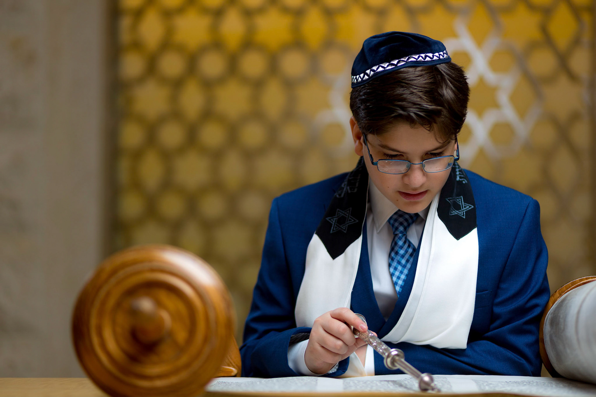 Bnai Mitzvah of Eric and Lana at Temple Isaiah in Fulton, MD.