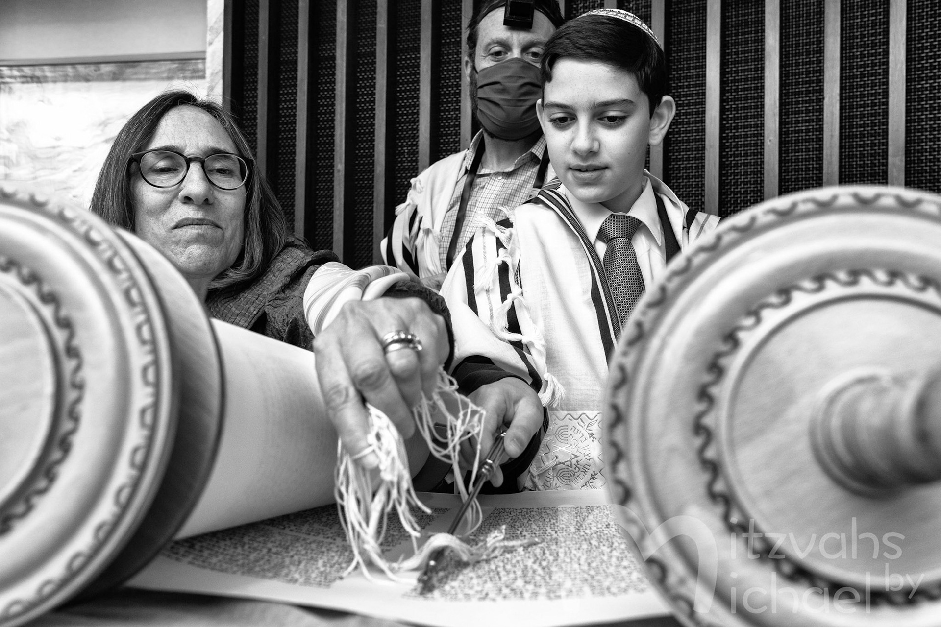 Ross’ Bar Mitzvah shacharit minyan on Monday, May 31, 2021.