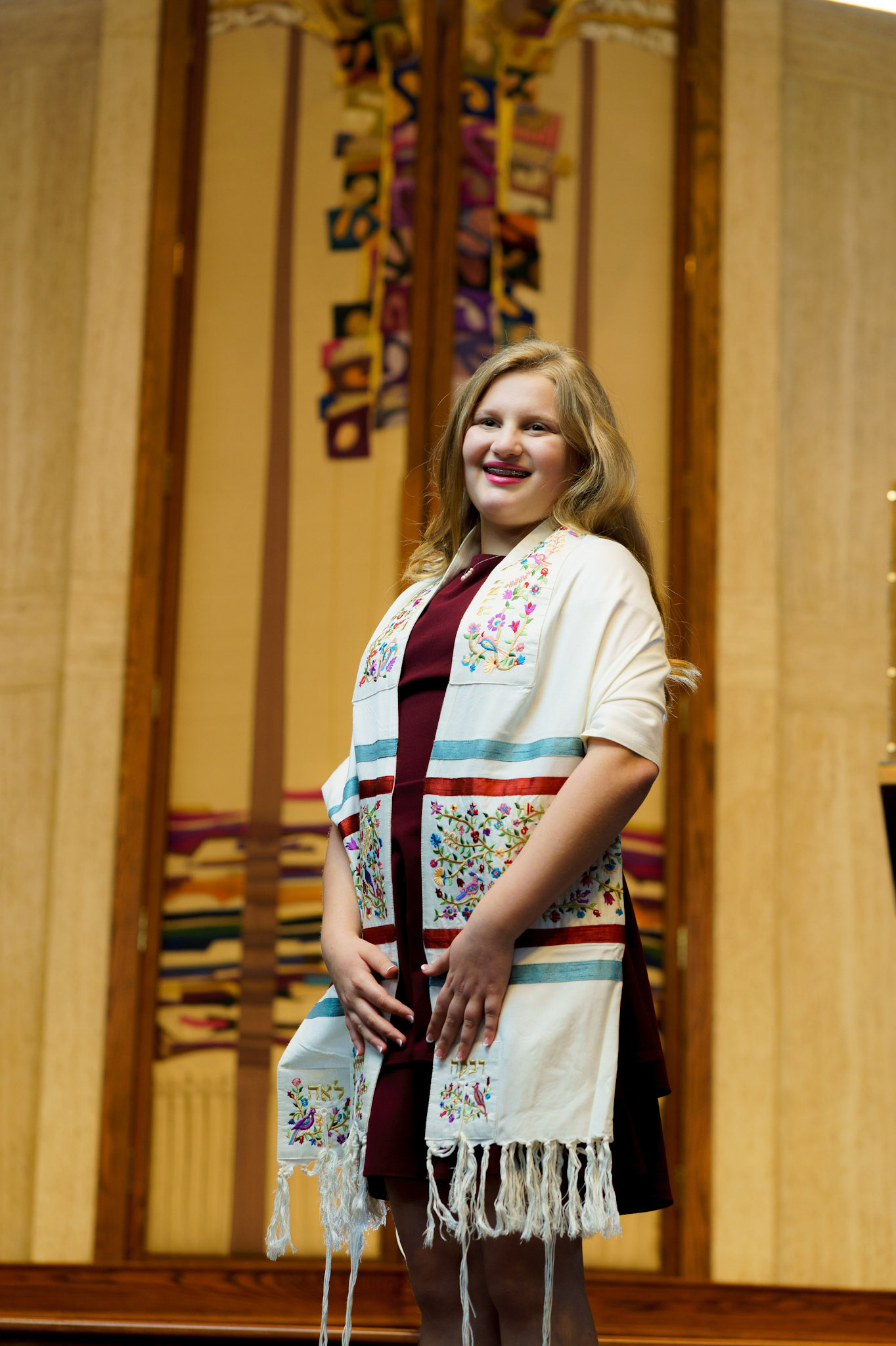 Dani’s Temple Rodef Shalom Bat Mitzvah portraits.