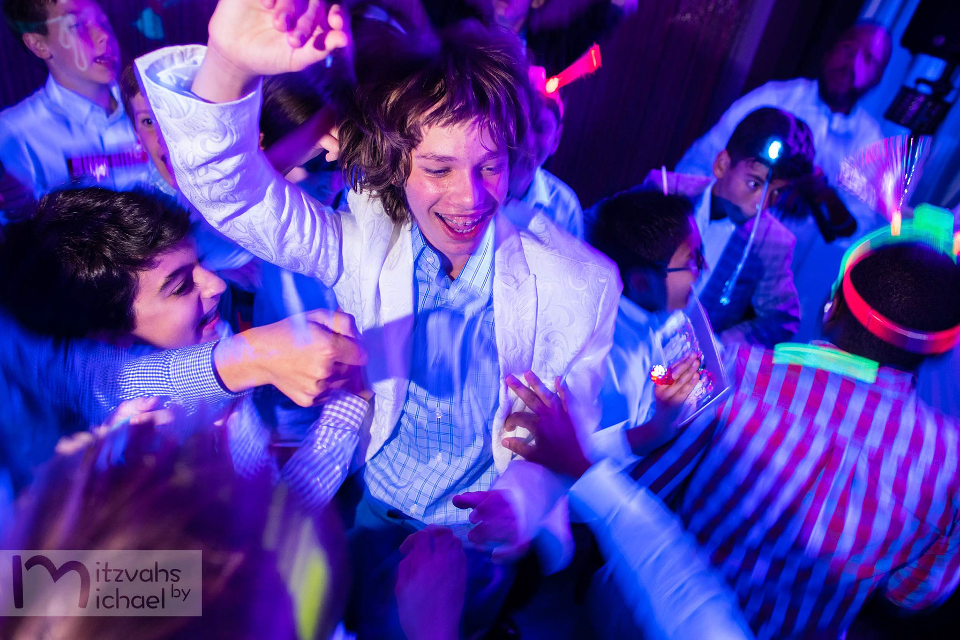 Brandon’s Bar Mitzvah party at The Loft at 4935 in Bethesda, MD.