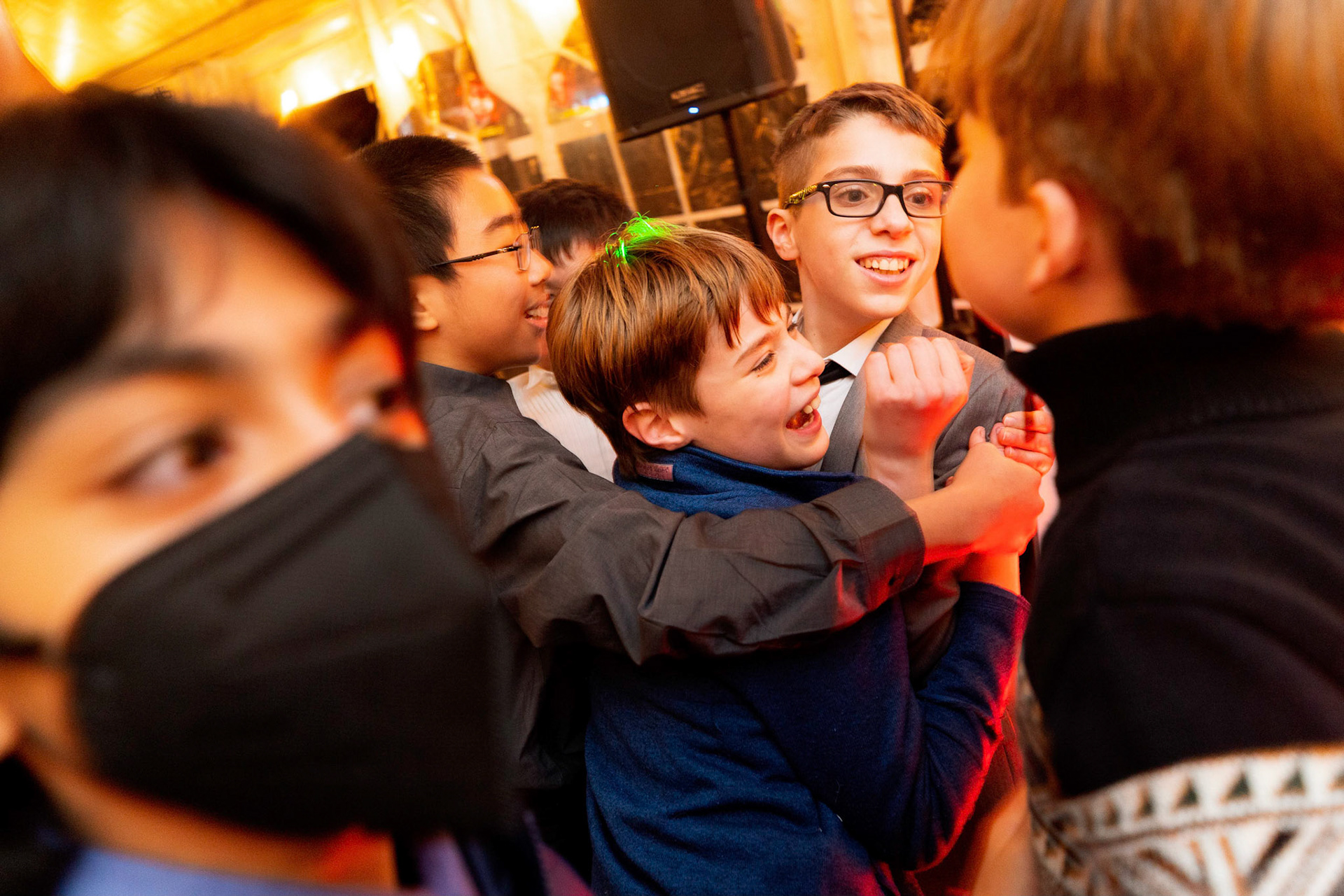 Sam’s Bar Mitzvah party at Glen Echo, on Saturday, December 18, 2021.