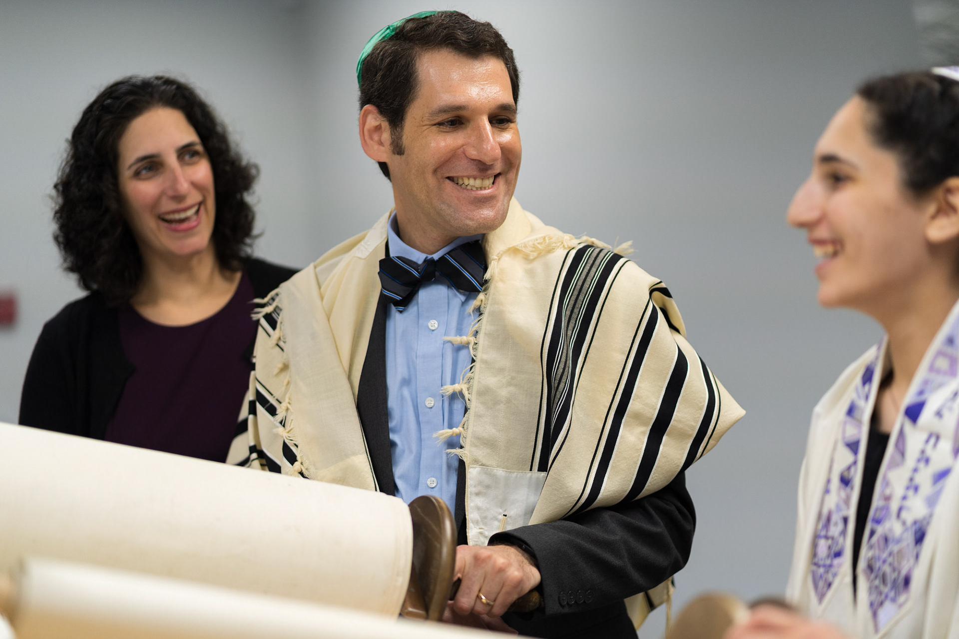 Ilana’s Bat Mitzvah rehearsal at Bat Chaverim in Columbia, MD.