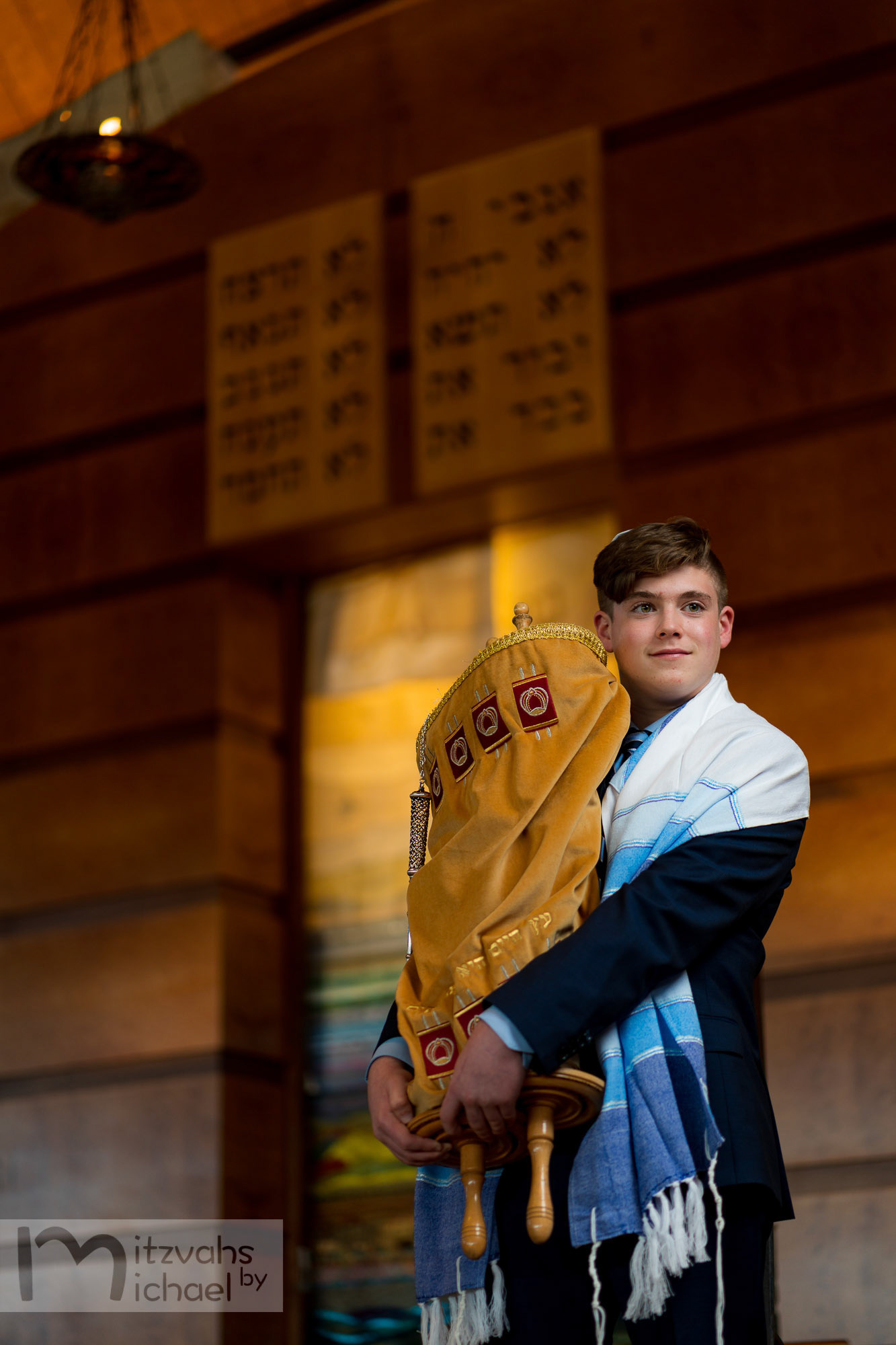 Spencer’s Bar Mitzvah portraits at Beth Tfiloh in Pikesville, MD.