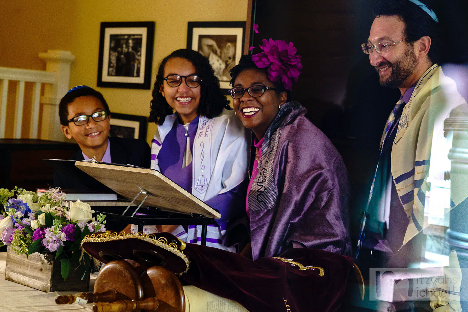 Eden’s Bat Mitzvah service from home on Thursday, May 21, 2020.