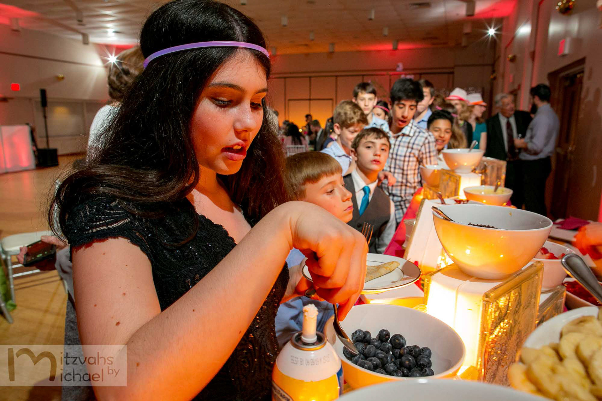 Rachel's Agudas Achim, Alexandria, VA Bat Mitzvah by Mitzvahs by Michael Temchine Photography and Pop Color Events.