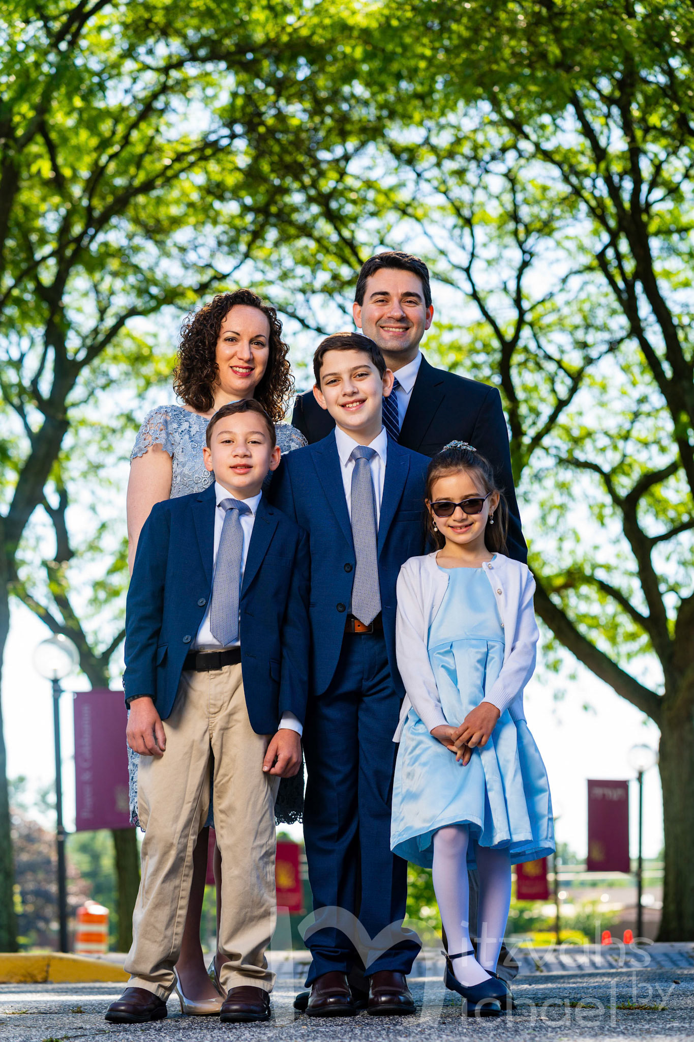 Ross’ Bar Mitzvah shacharit minyan on Monday, May 31, 2021.