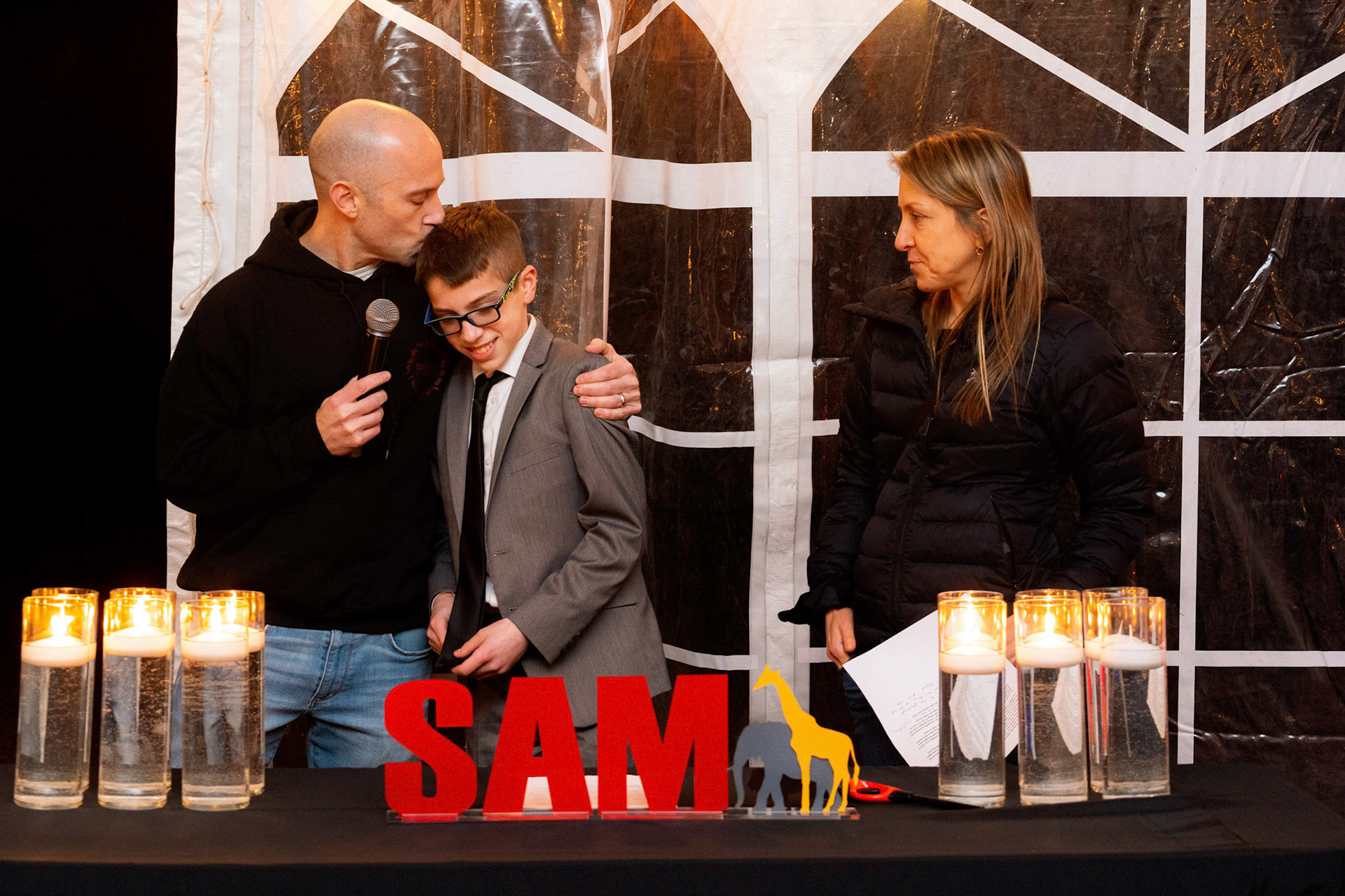 Sam’s Bar Mitzvah party at Glen Echo, on Saturday, December 18, 2021.