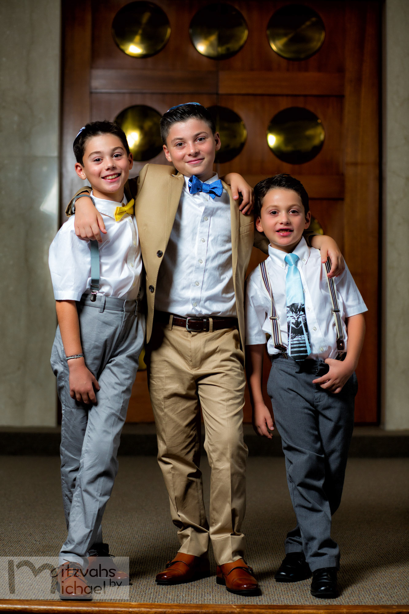 Rafael’s Bar Mitzvah portraits at Ohev Sholom in Washington D.C.