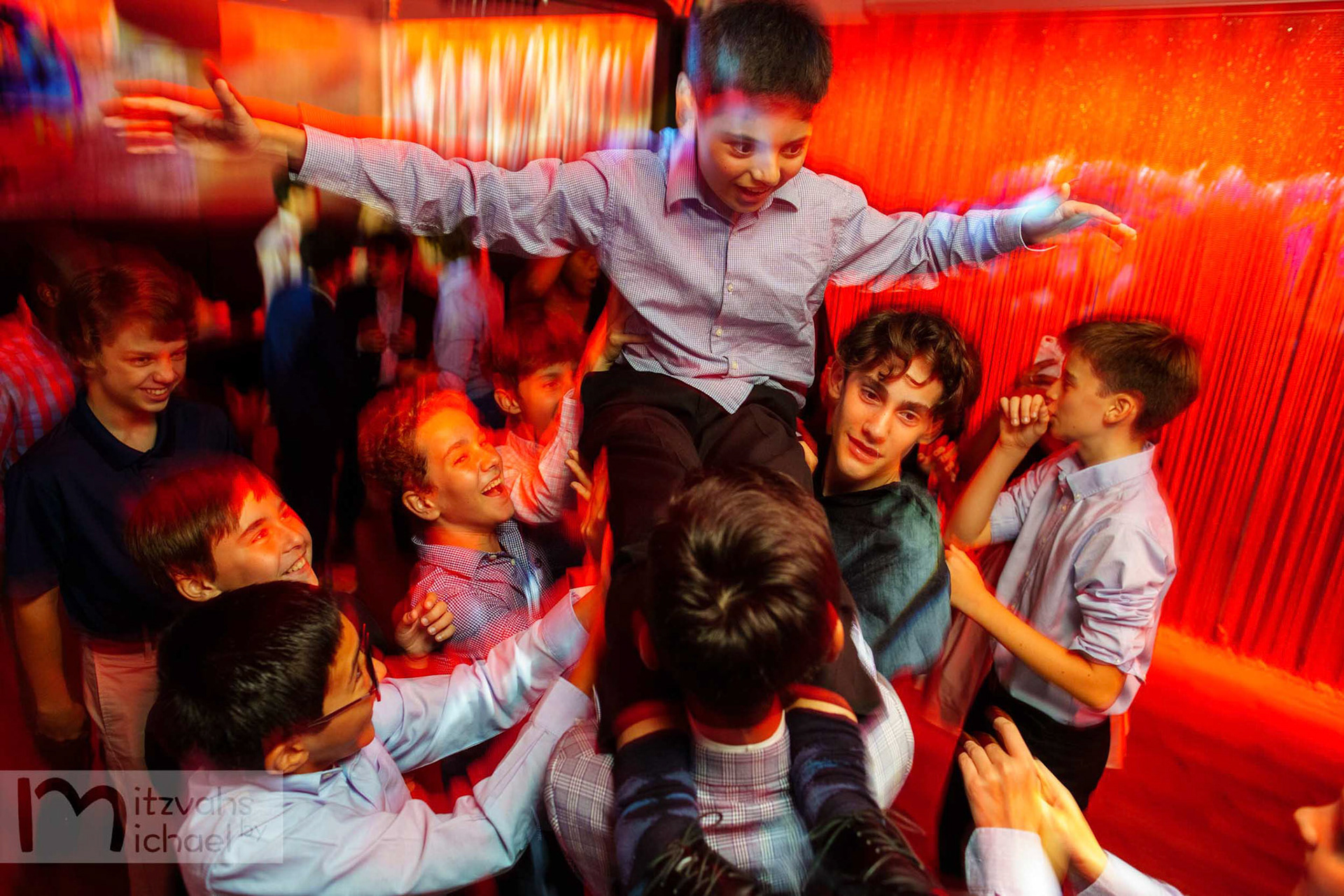Brandon’s Bar Mitzvah party at The Loft at 4935 in Bethesda, MD.