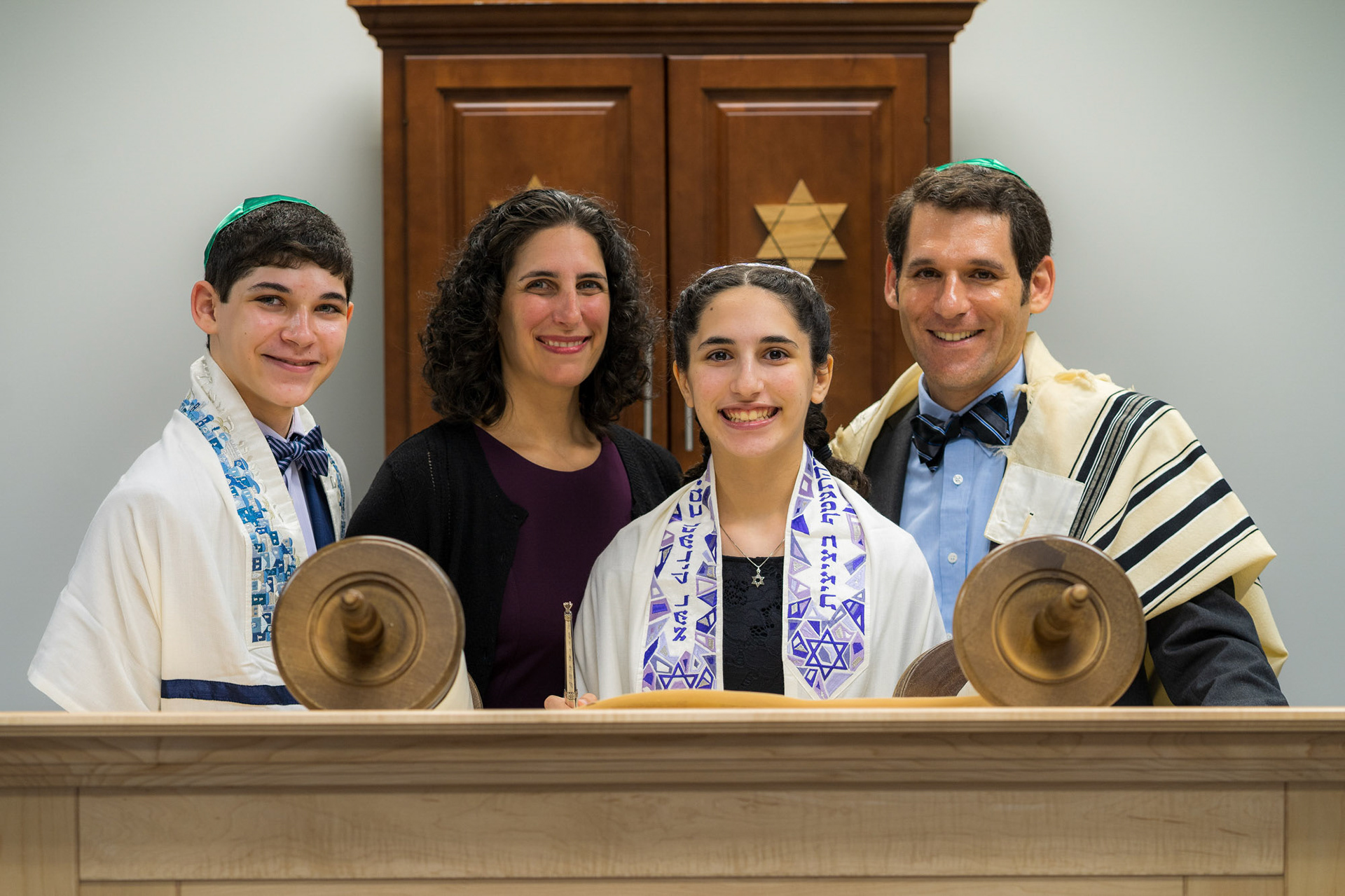 Ilana’s Bat Mitzvah rehearsal at Bat Chaverim in Columbia, MD.