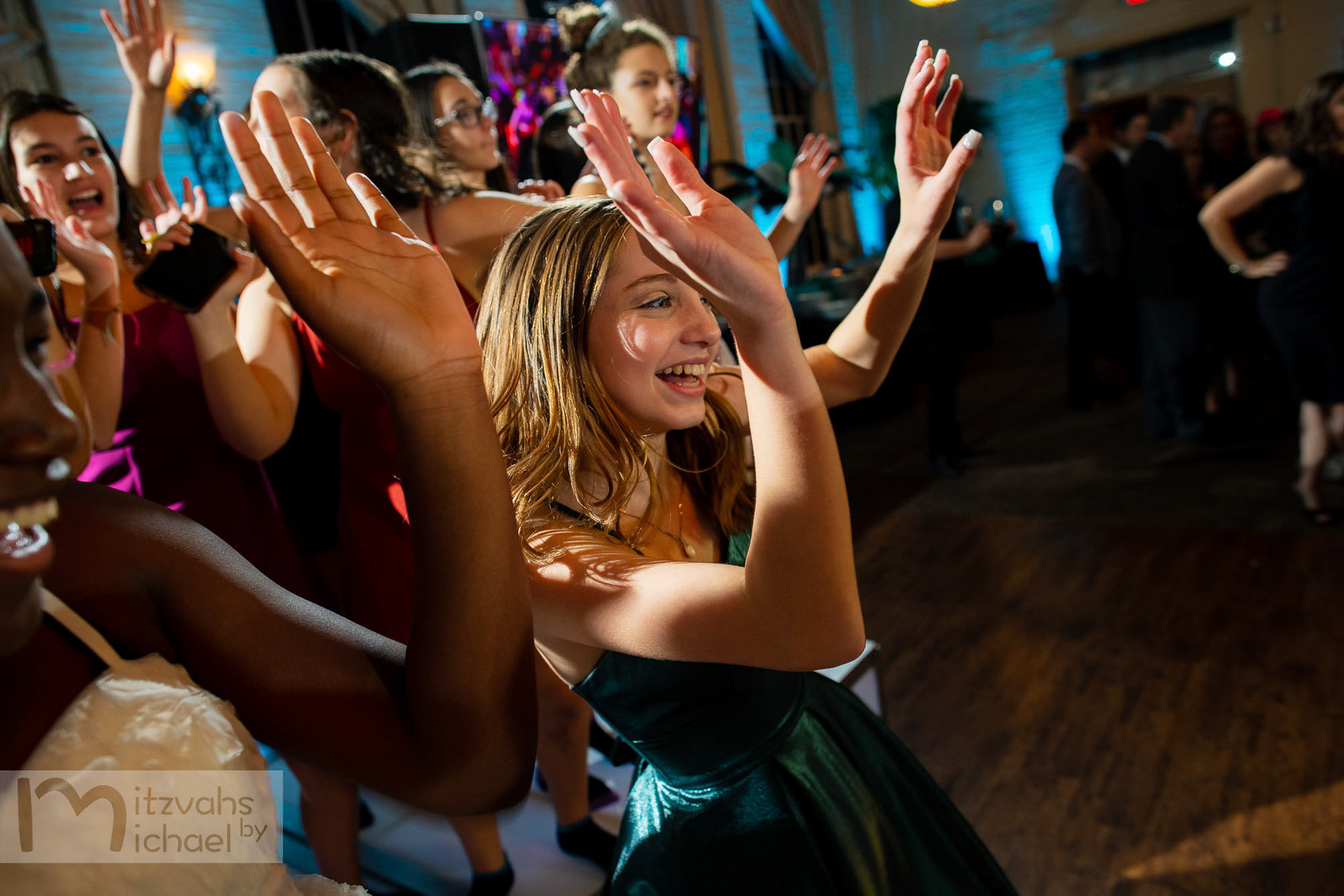 Cora’s Beth Shalom Bat Mitzvah party at The Great Room at Savage Mill.