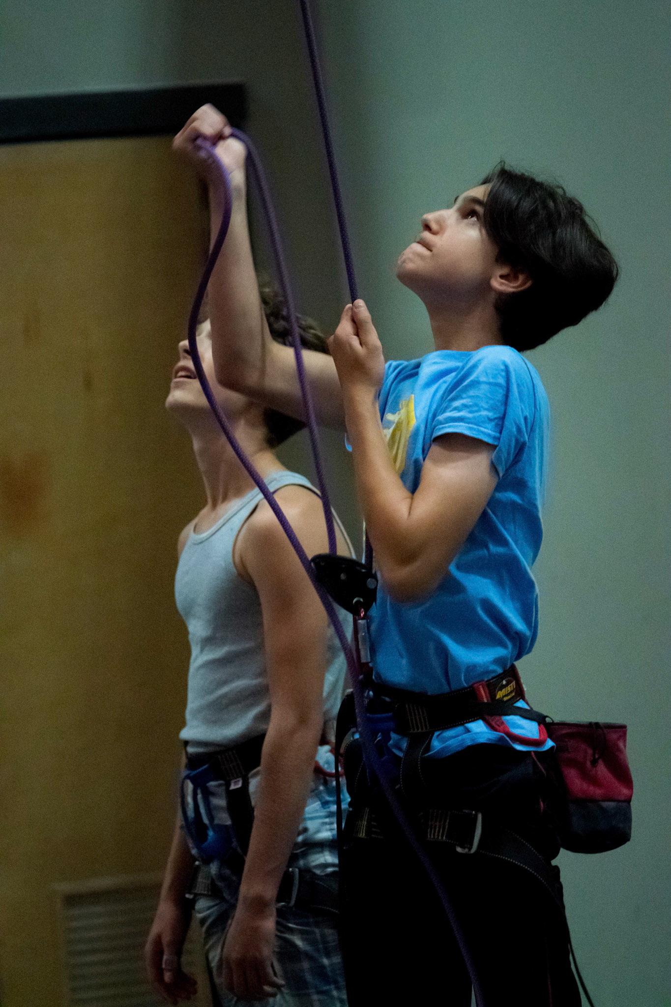 Judah’s bar mitzvah party at Movement climbing gym in Rockville on Sunday, September 4, 2022.