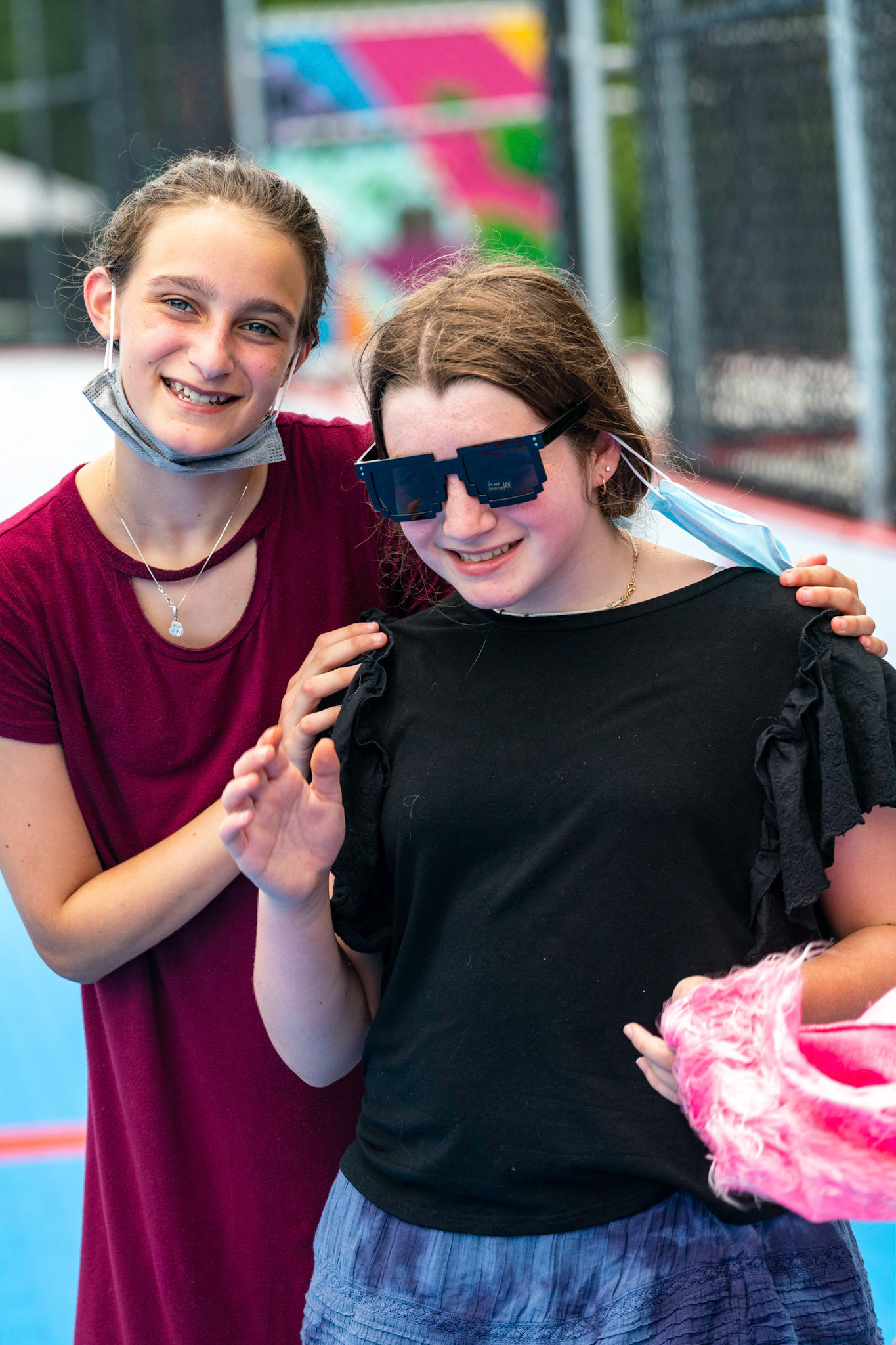 Leora’s Bat Mitzvah roller skating party on Sunday, June 6, 2021.