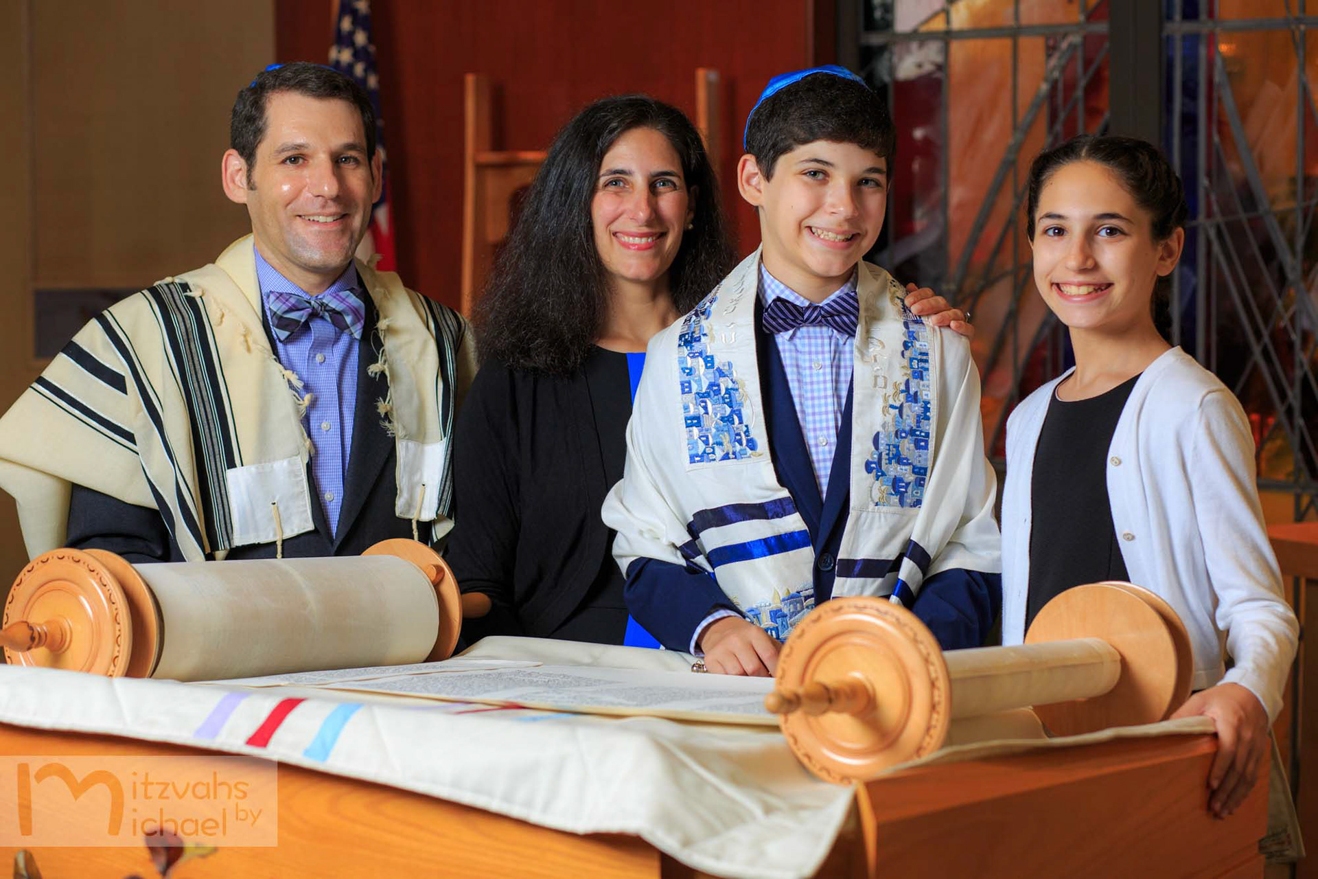 Ari’s Bar Mitzvah portraits at Bnai Shalom of Olney.